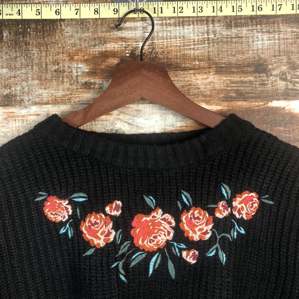 Japanese Brand DL Day Cassin Favor Black Knitwear #C596 Size L / US 10 / IT 46 - 4 Thumbnail