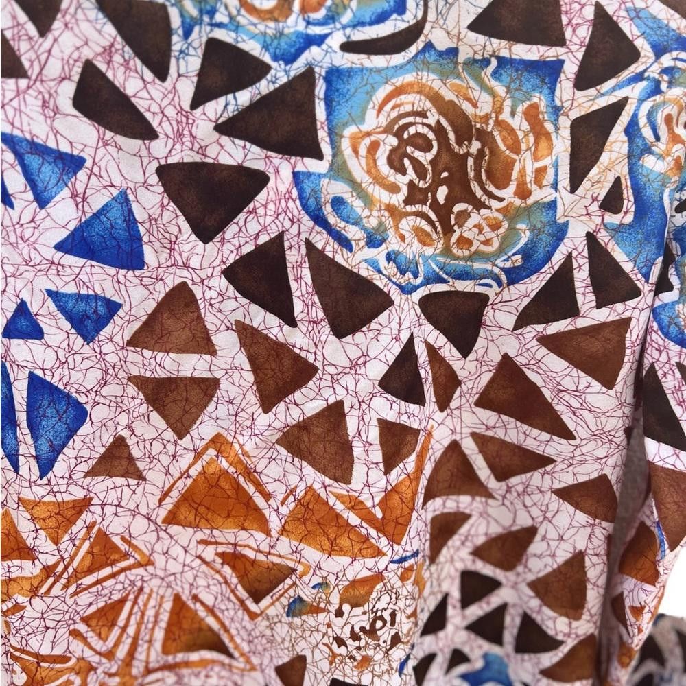 Lanvin Lanvin Vintage Geometric Print Button Down Shirt Size Small Size S / US 4 / IT 40 - 9 Thumbnail