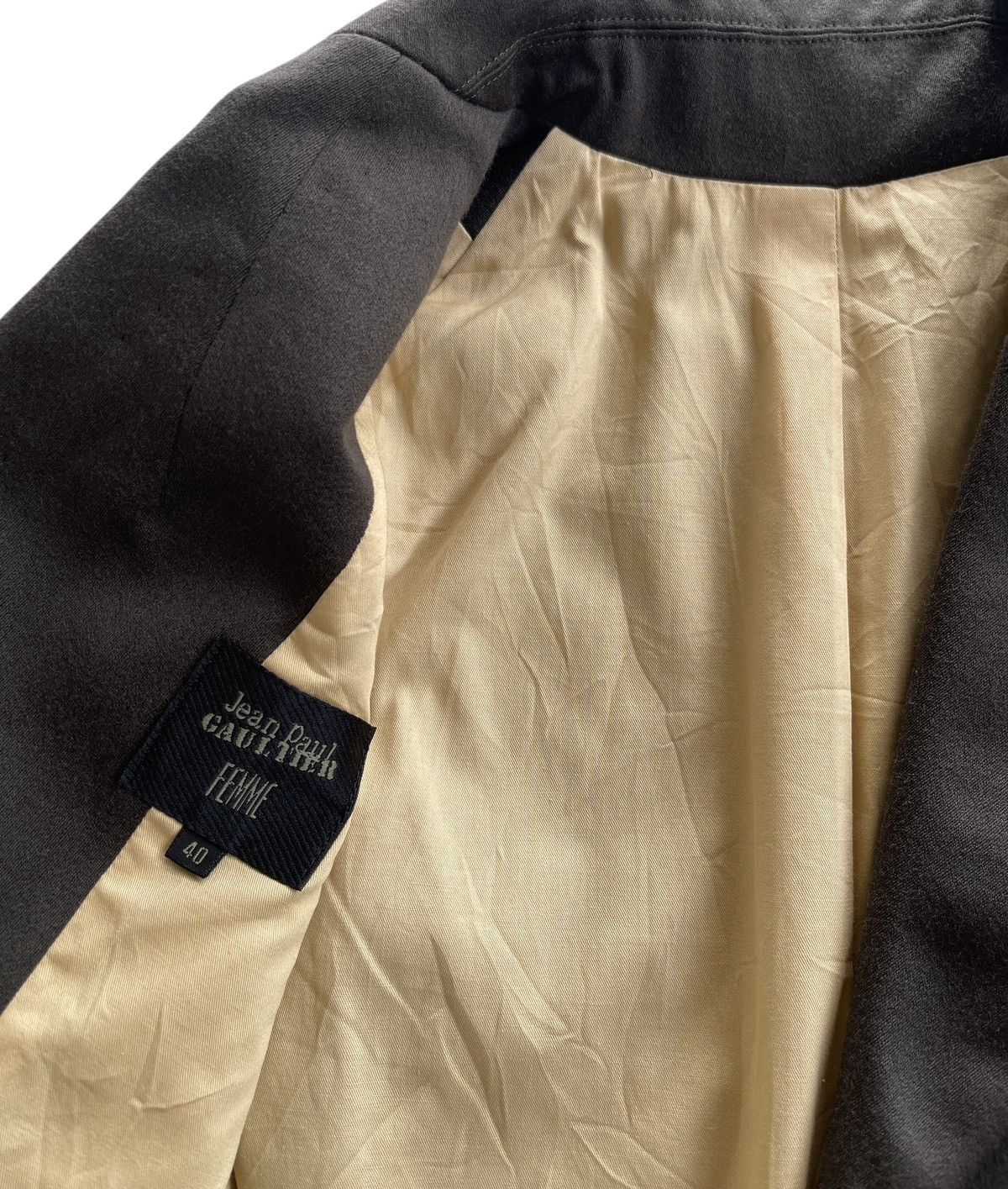 Jean Paul Gaultier Jean Paul Gaultier Wool Olive Green Jacket Size US S / EU 44-46 / 1 - 7 Thumbnail