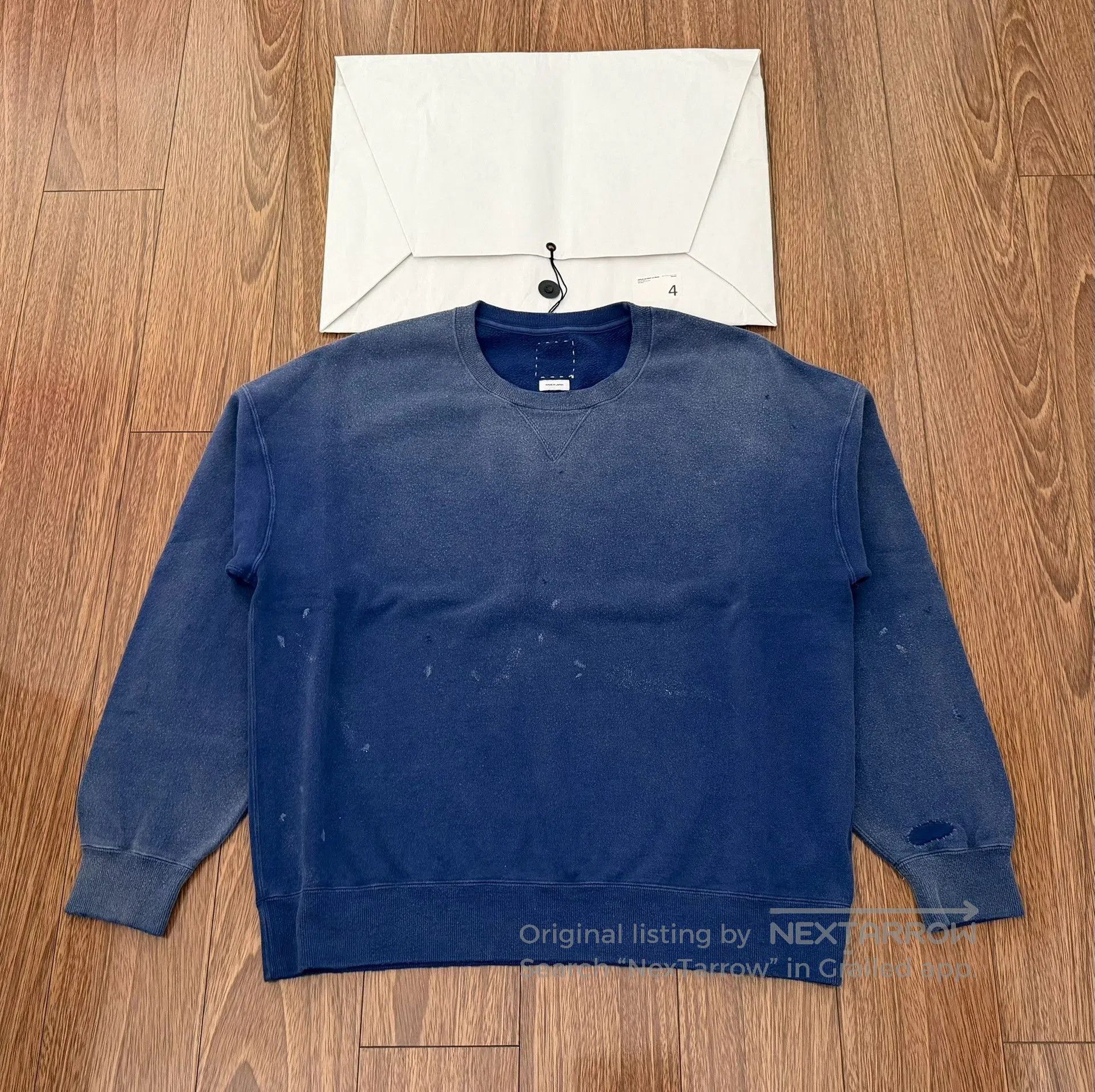 Visvim VISVIM 26SS JUMBO SB SWEAT L/S CRASH. Size US XL / EU 56 / 4 - 1 Thumbnail