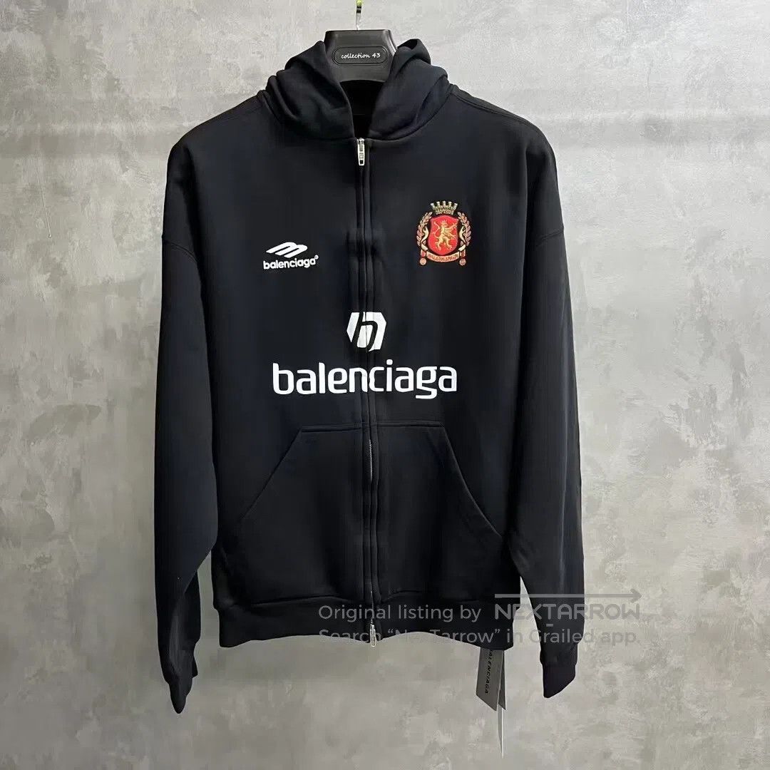 Balenciaga Balenciaga Alphabet and number printed hoodie with hood, z Size US XS / EU 42 / 0 - 1 Thumbnail