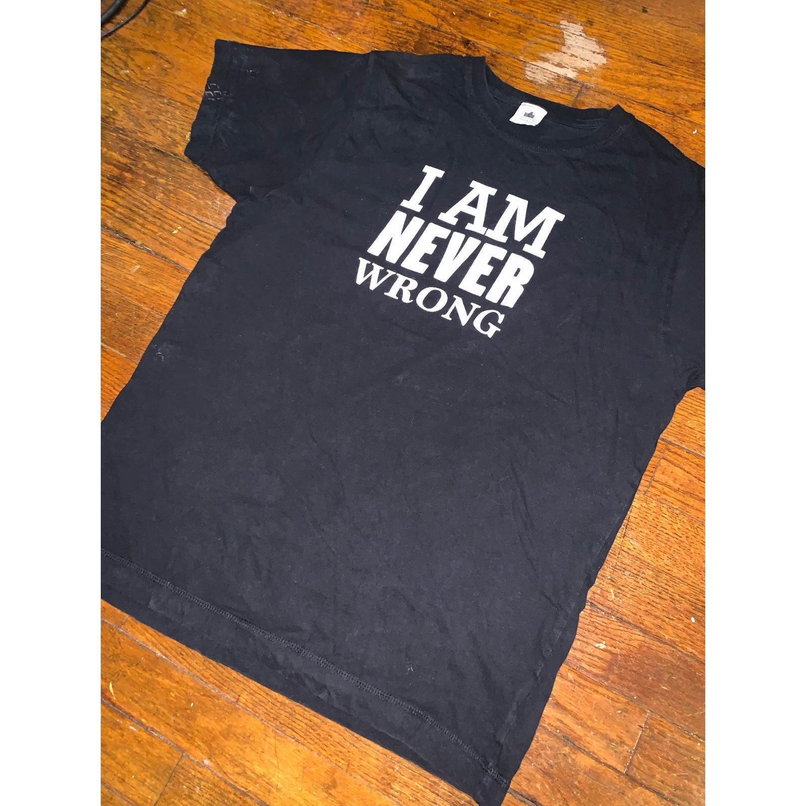 Other Downton Abbey I Am Never Wrong T Shirt Black Large Quote Tee Size US L / EU 52-54 / 3 - 4 Thumbnail