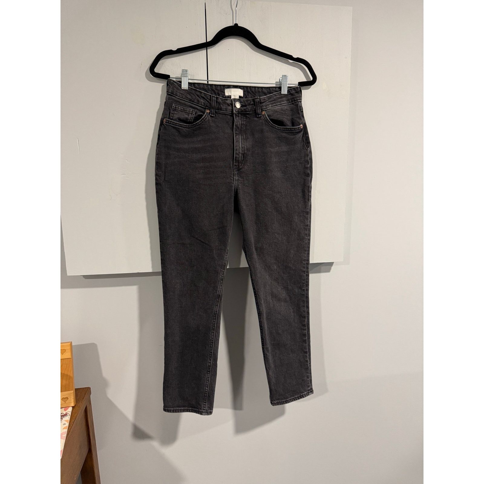 H&M H&M Black Denim Mom Jeans Size 8 Size 30" / US 8 / IT 44 - 1 Thumbnail