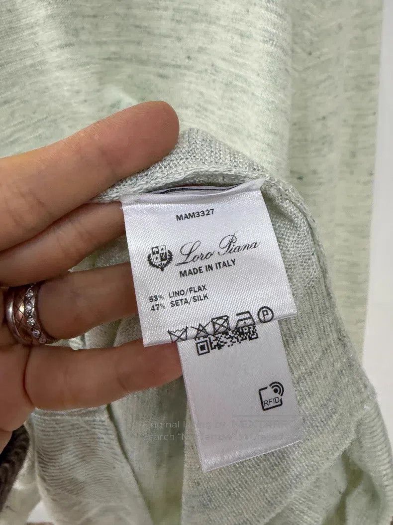 Loro Piana Loro Piana Silk and Linen Ribbed Crew-neck Wool Blend Knit Size US M / EU 48-50 / 2 - 5 Thumbnail