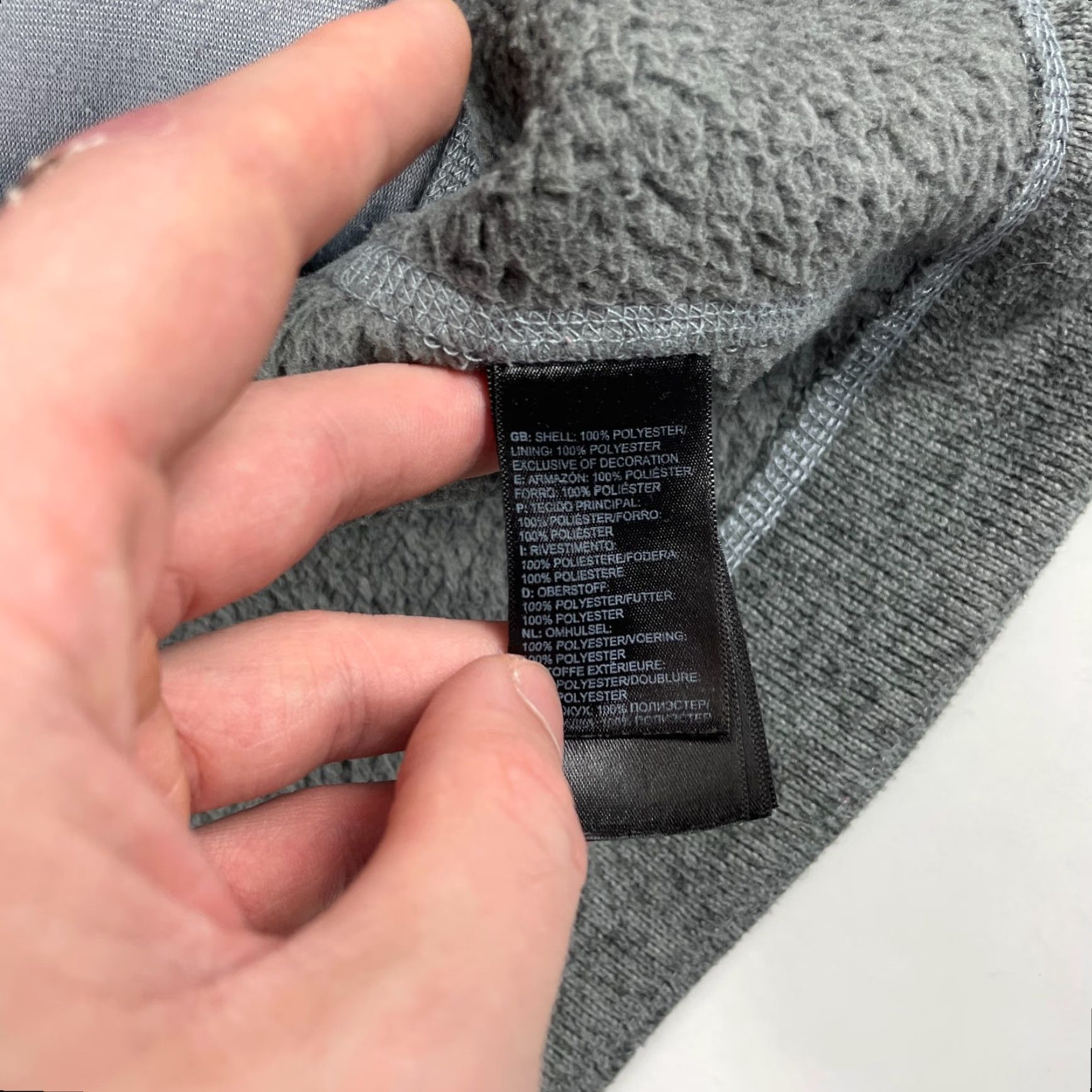 The North Face The North Face Jacket Women XL Gray Full Zip Fleece Outdoor Everyday Basic Jacket Mens? Womens Size XL / US 12-14 / IT 48-50 - 7 Thumbnail