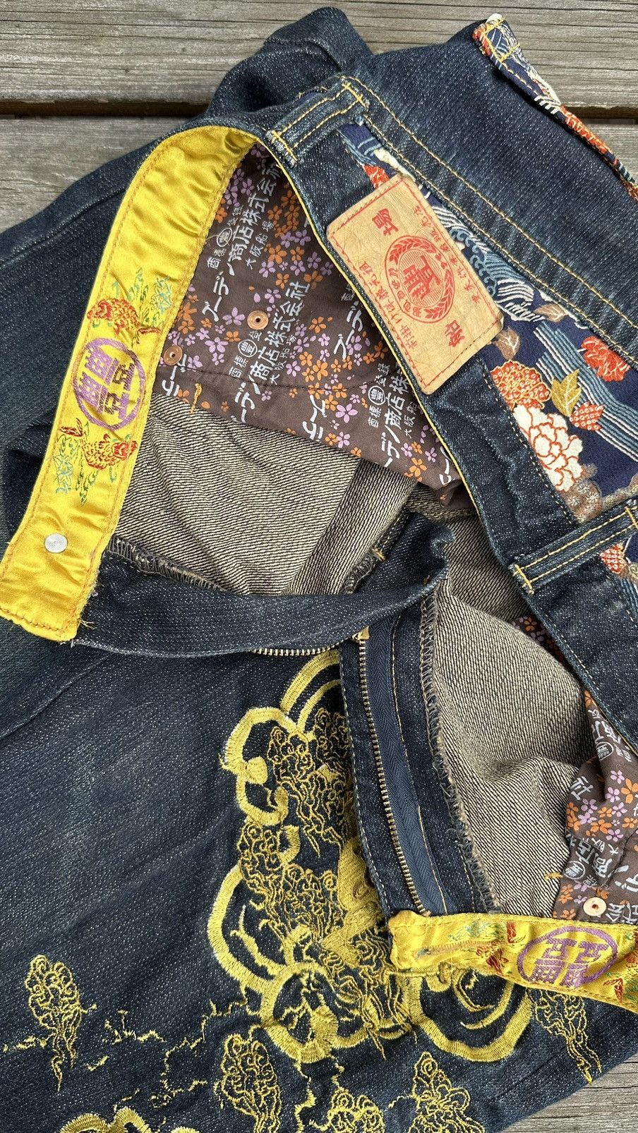 Japanese Brand × Vintage Embroidered Denim Size US 32 / EU 48 - 5 Thumbnail