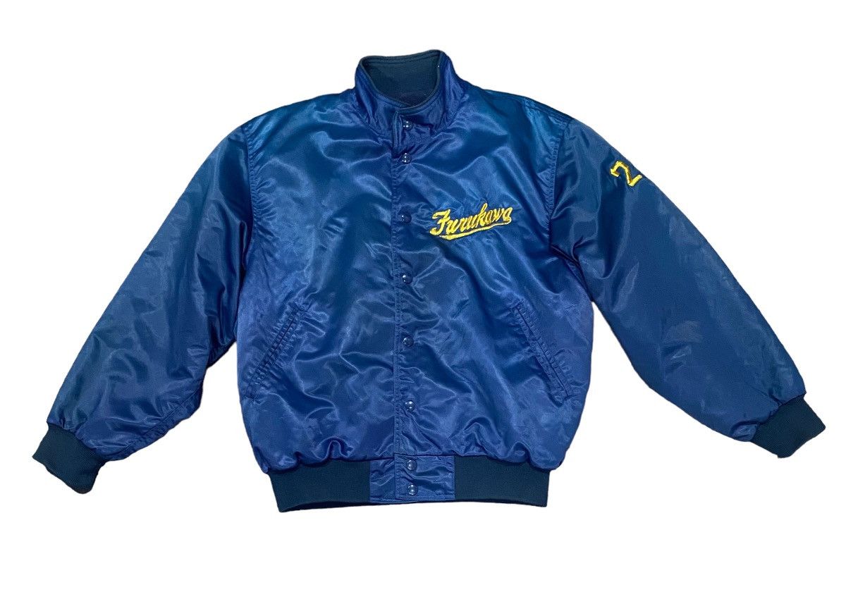 Vtg Rawling Bomber Jacket Button (L)
