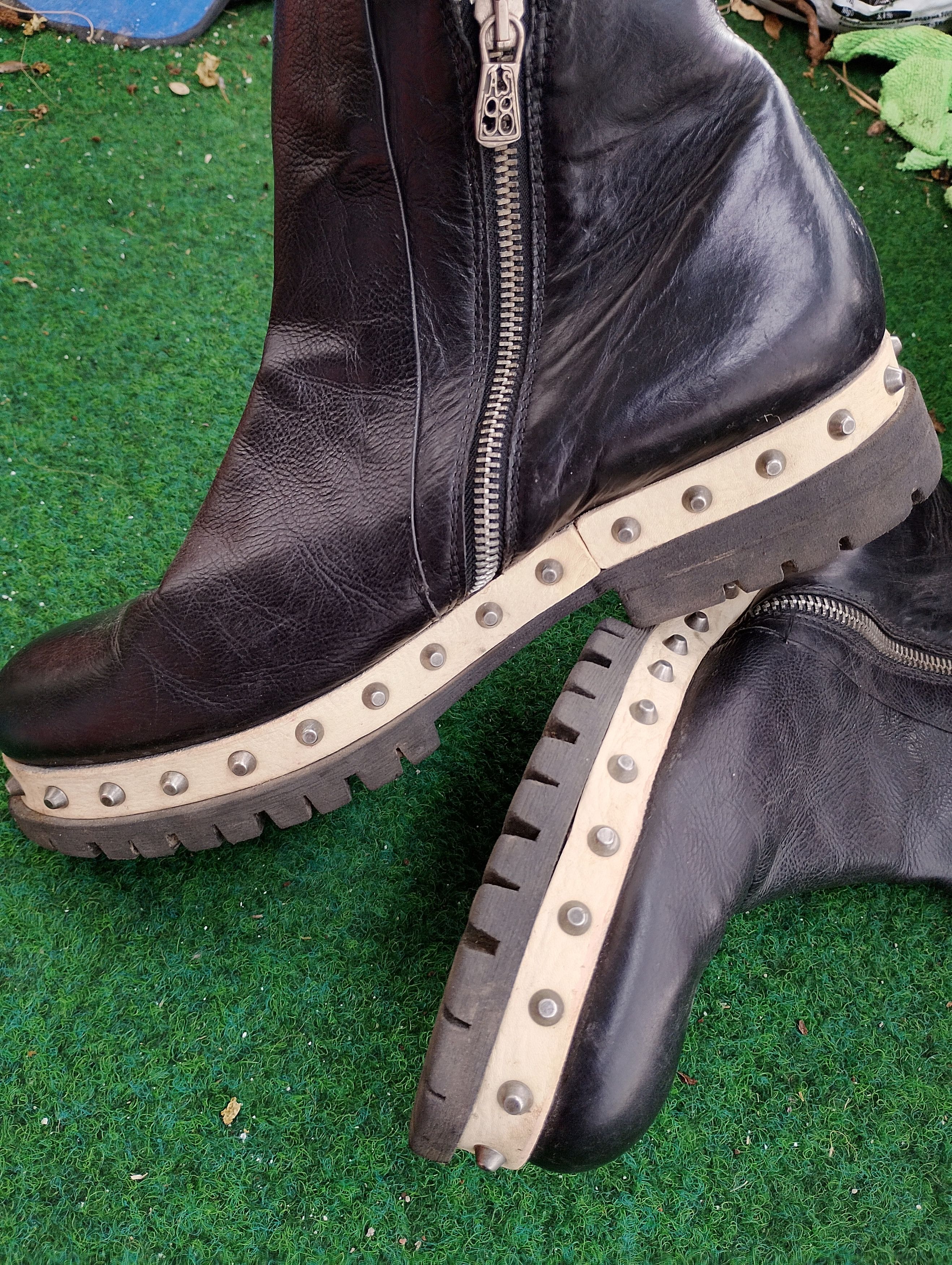 A.S.98 A.S.98 Studded Chelsea Chunky Boots sz 42 Size US 8.5 / EU 41-42 - 7 Thumbnail