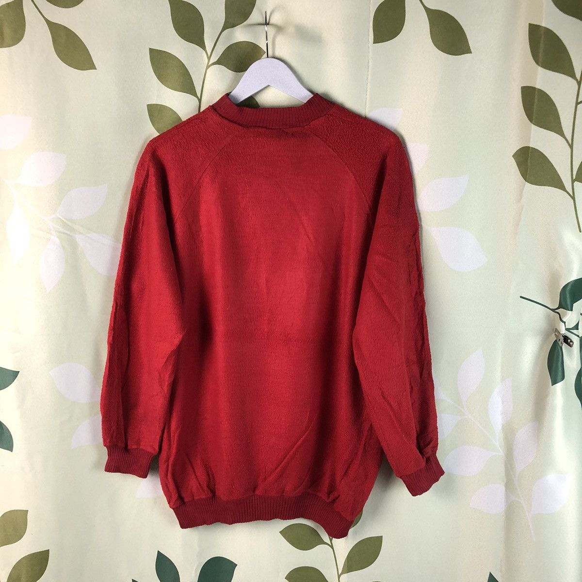 Japanese Brand Happy Day cat Red Sweathshirt #7442 Size L / US 10 / IT 46 - 11 Thumbnail