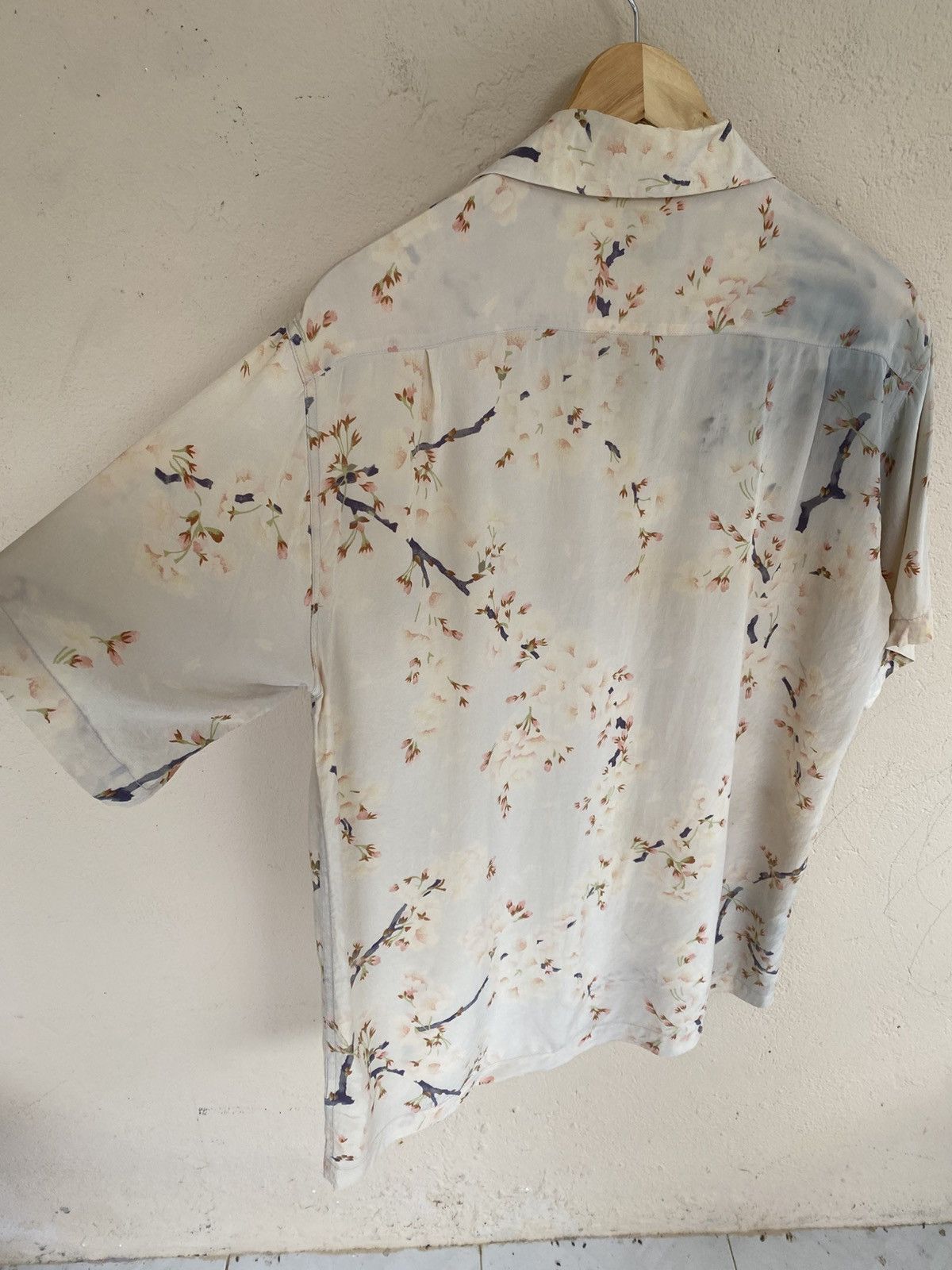 Japanese Brand Coromool Silk Crepe Blossom Shirt Size US M / EU 48-50 / 2 - 5 Thumbnail