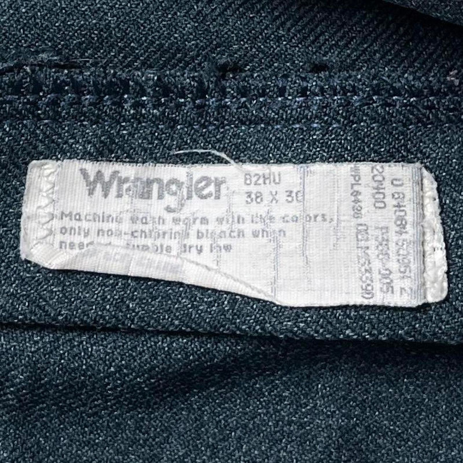 Vintage × Wrangler Vintage Dark Aqua Wrangler Casual Skate Pants Size US 38 / EU 54 - 5 Thumbnail