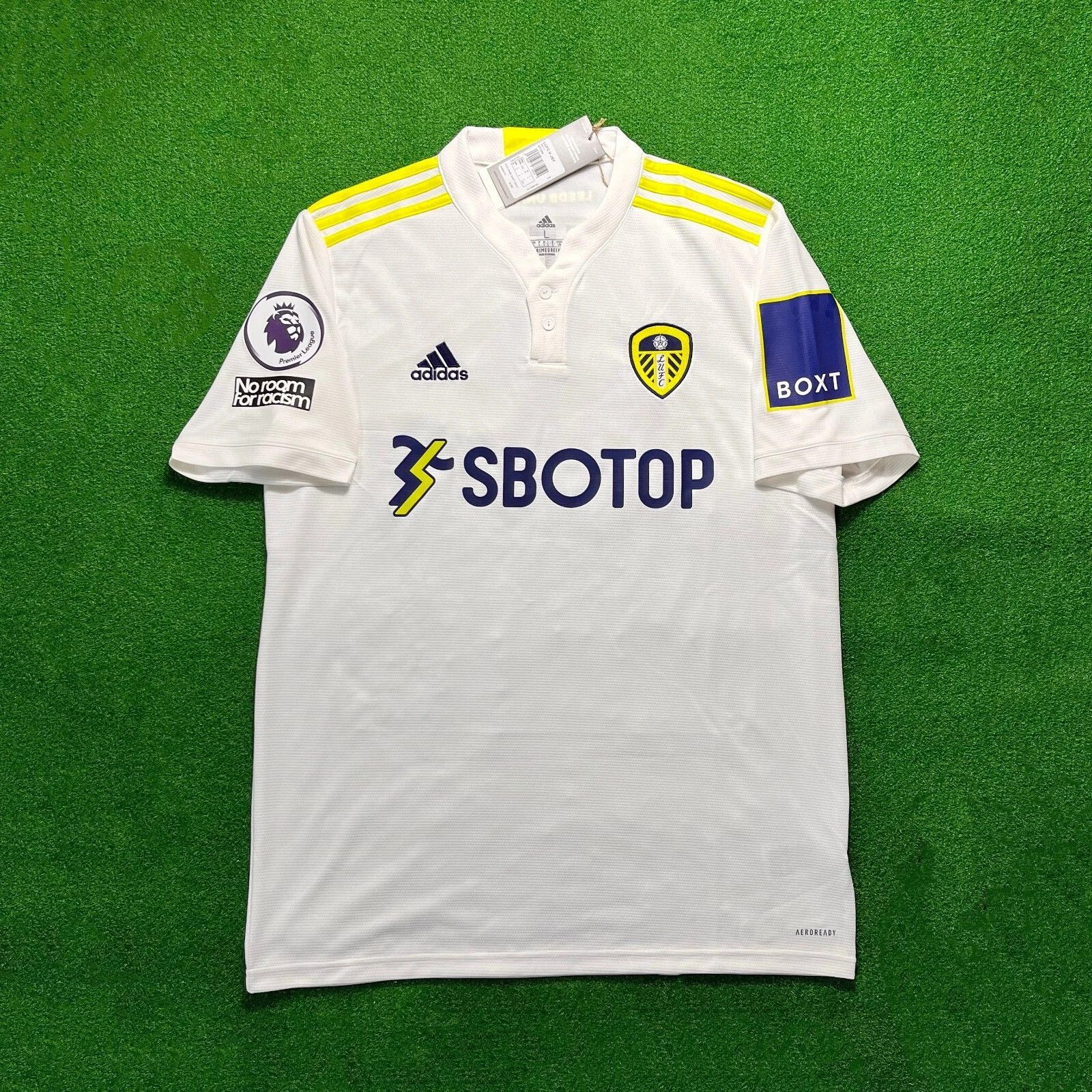 Adidas 2021/22 Leeds United Home Bamford #9 BNWT Jersey Size US L / EU 52-54 / 3 - 2 Thumbnail
