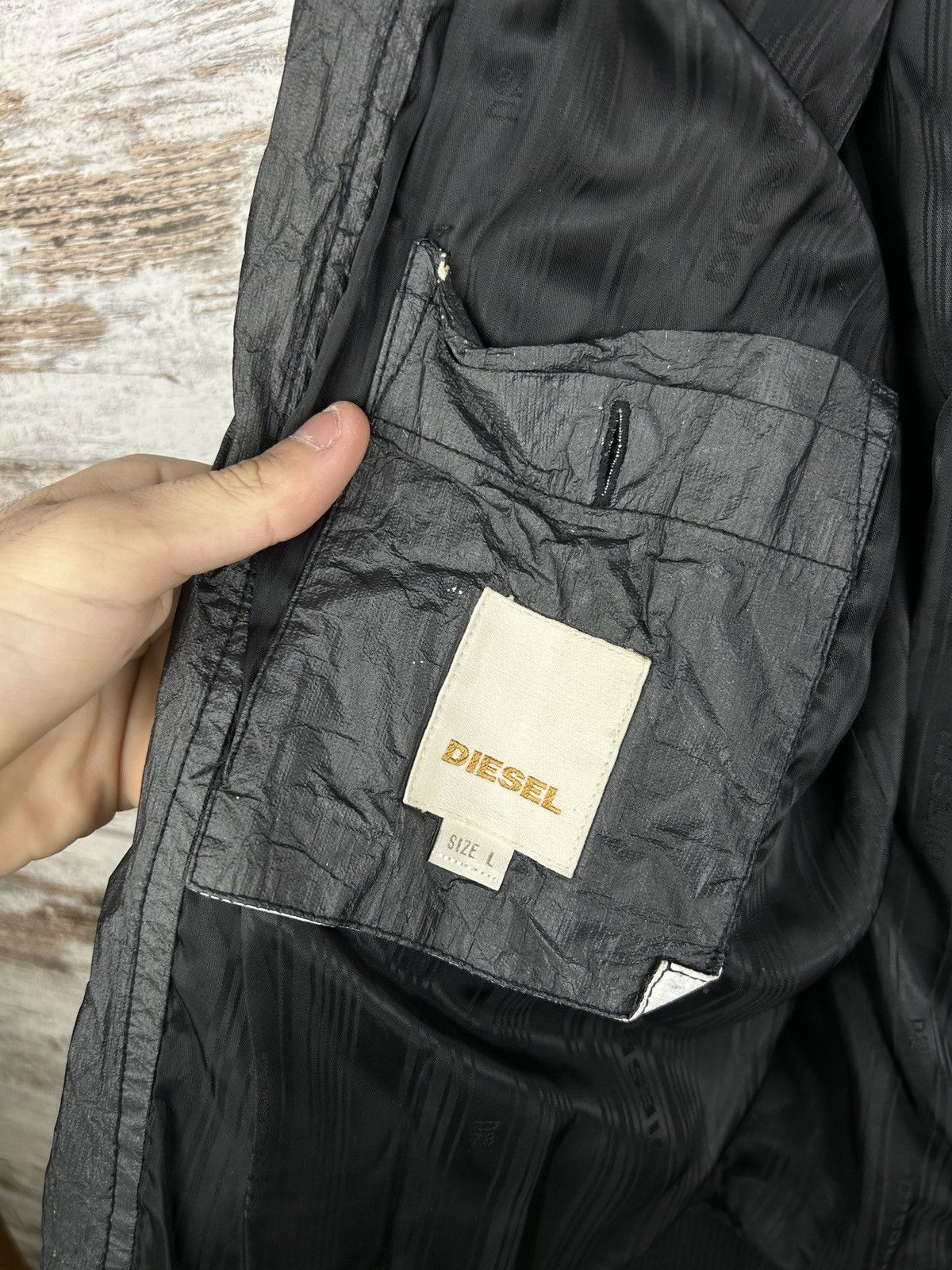 Diesel × Vintage Mens Vintage Diesel Project jacket y2k streetwear rare Size US L / EU 52-54 / 3 - 22 Thumbnail