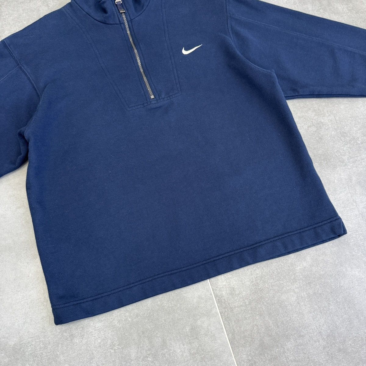 Nike Vintage Nike 1/3 Zip Pullover Sweatshirt Embroidered Logo Size US S / EU 44-46 / 1 - 6 Thumbnail
