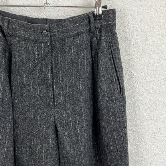 Giorgio Armani Giorgio Armani Wool Pinstriped High Waisted VTG 90s Pants Tr Size 30" / US 8 / IT 44 - 1 Thumbnail