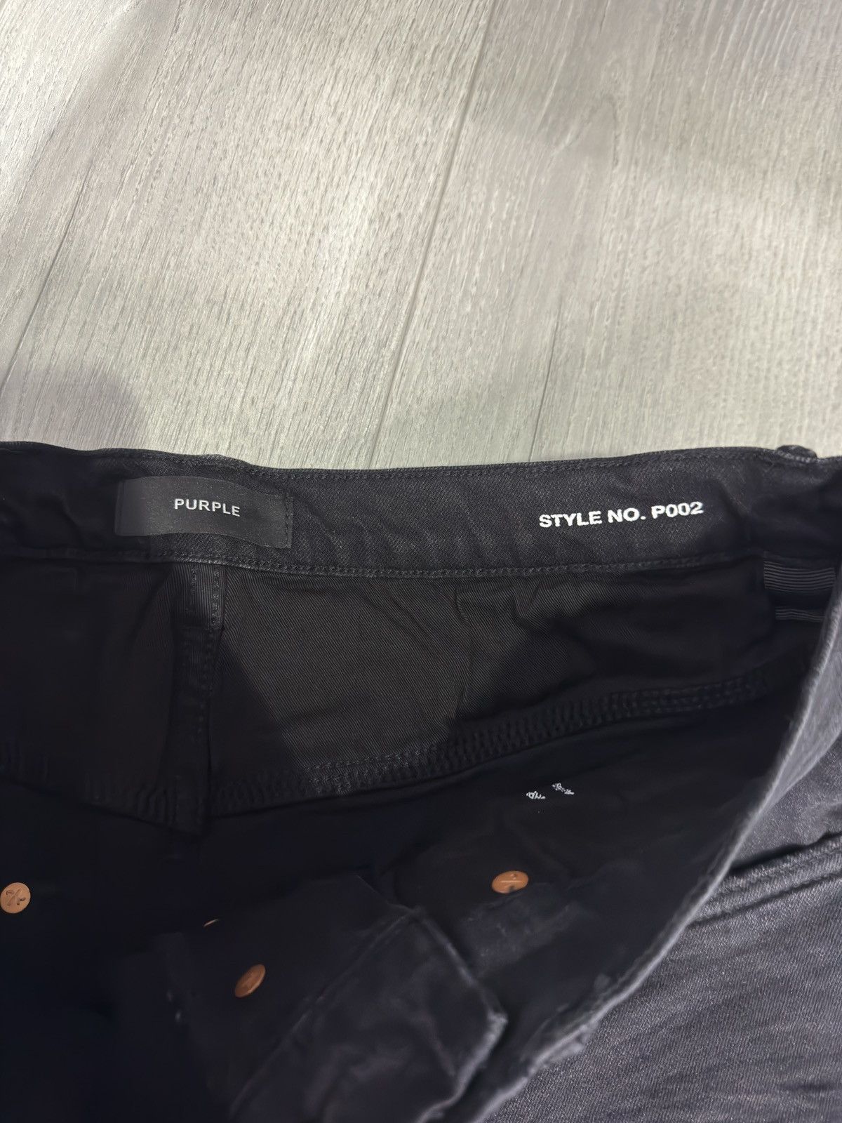 Purple PURPLE black Jeans Size US 34 / EU 50 - 3 Thumbnail