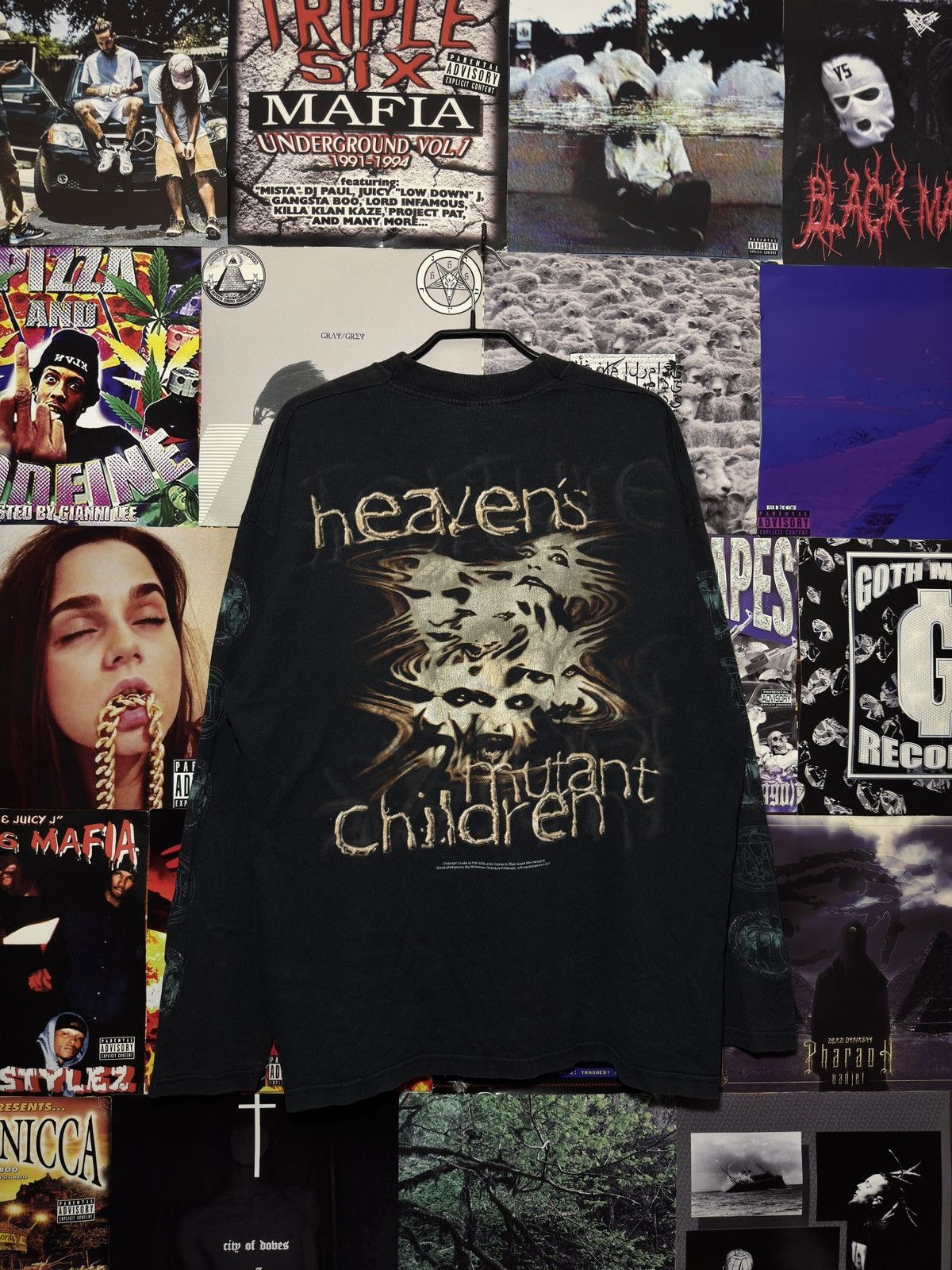 Vintage Cradle of Filth 2000s Heaven’s Mutant Children Long Sleeve Size US XL / EU 56 / 4 - 8 Thumbnail