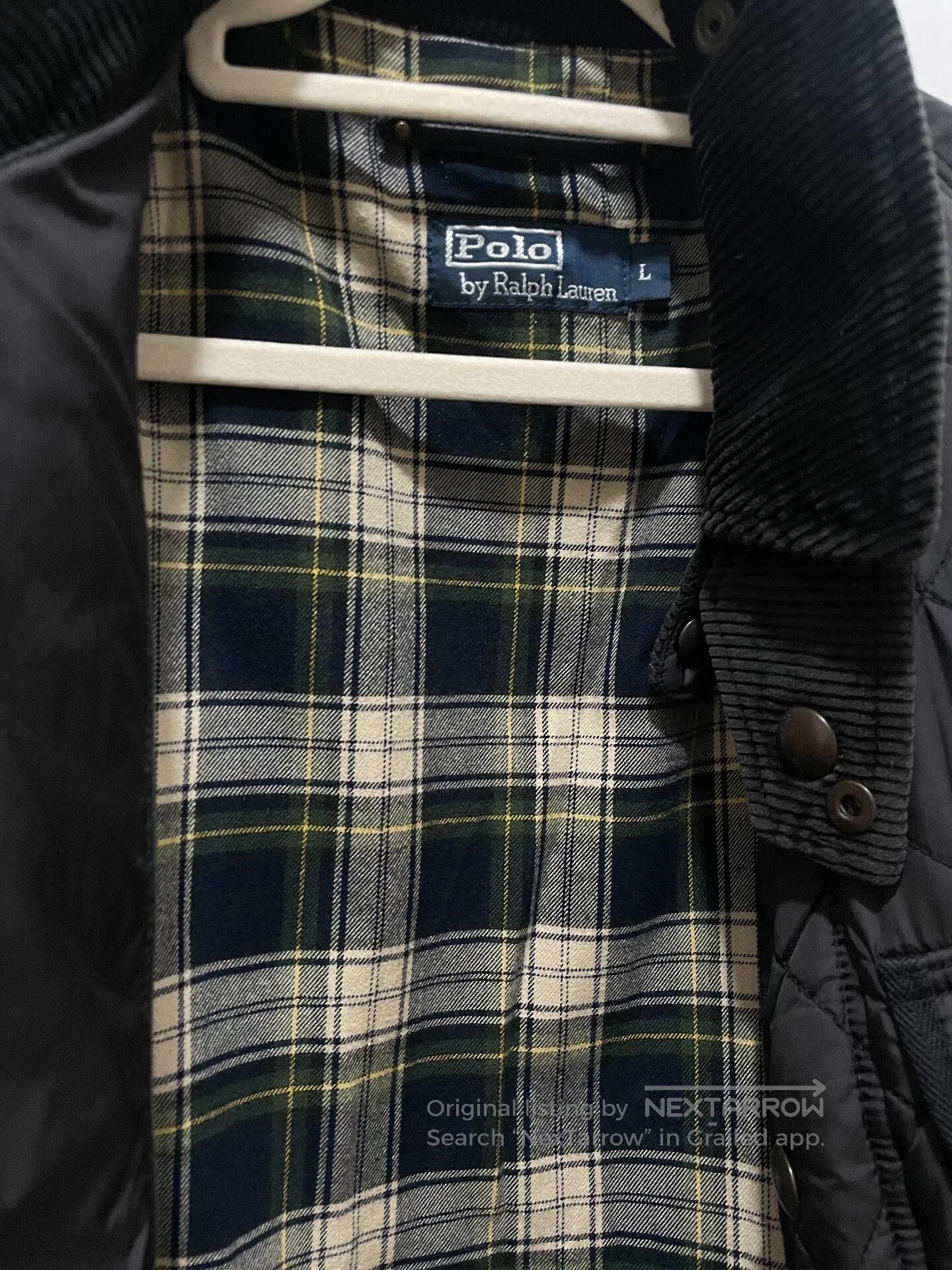 Polo Ralph Lauren Quilted Cotton Jacket with Suede Detail. Size US L / EU 52-54 / 3 - 8 Thumbnail