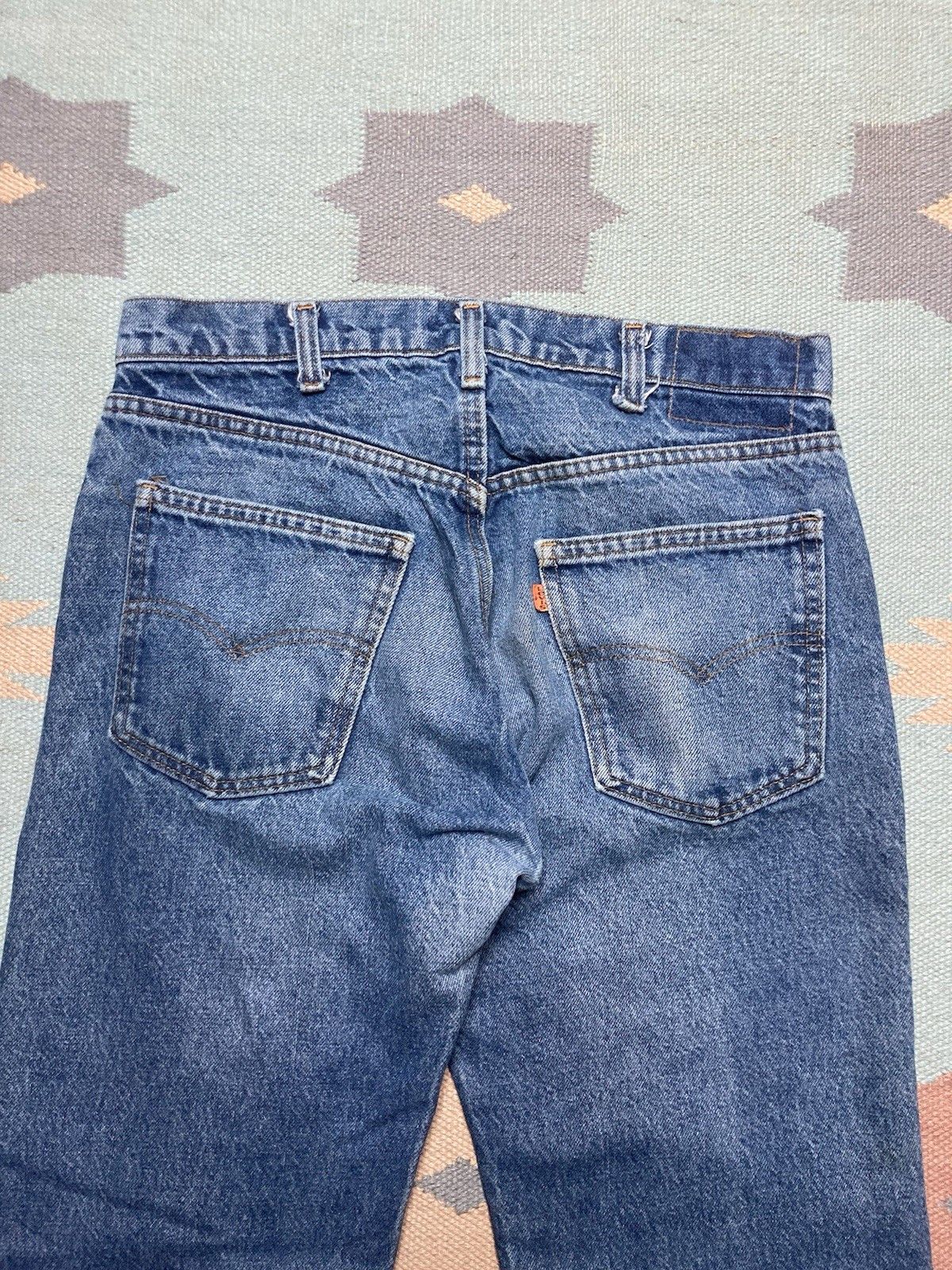 Levi's × Vintage 1980s Levi’s 505 0217 jeans faded denim dark indigo 33x32 Size US 33 - 9 Thumbnail