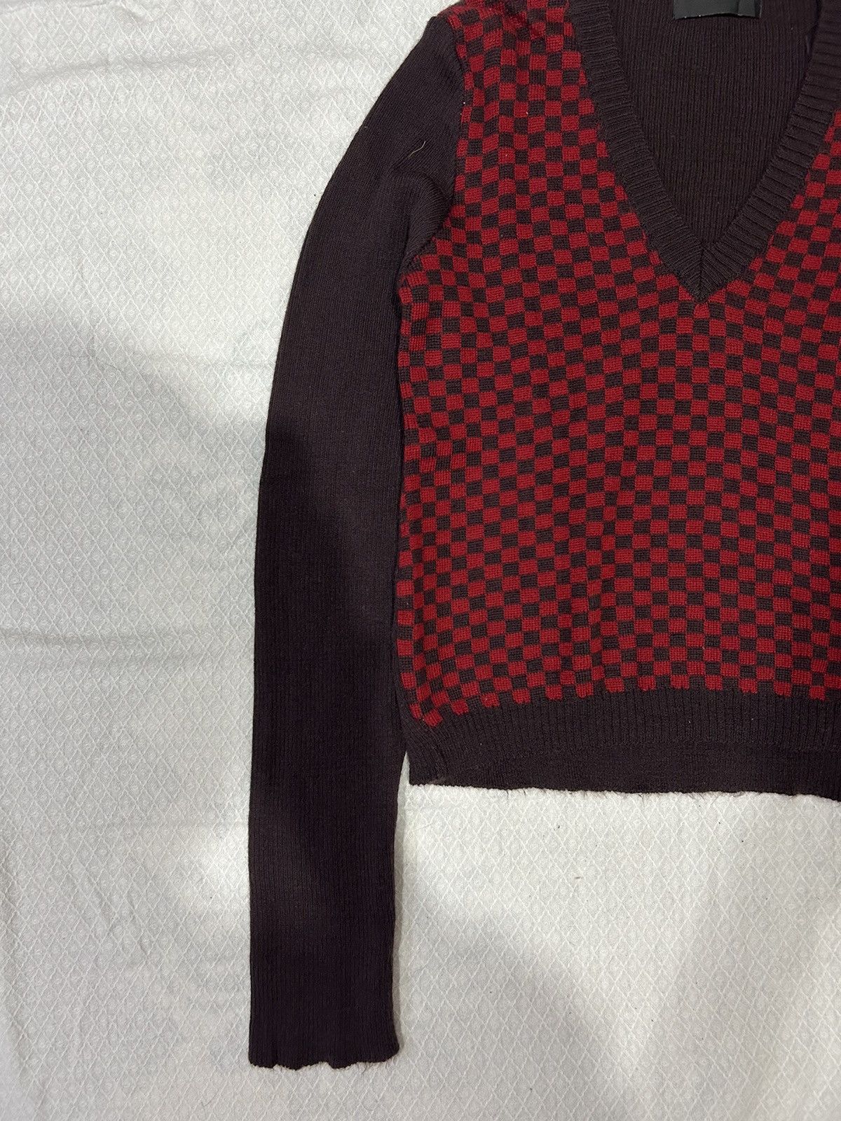 Other NOM.D Plaid Knitted IsseyMiyake Long Sleeve Size US M / EU 48-50 / 2 - 2 Thumbnail