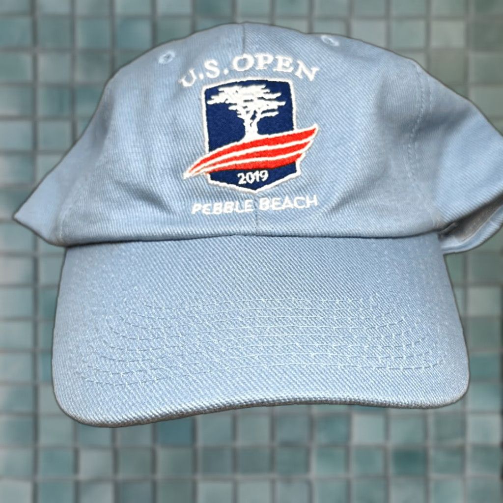 Vintage USGA US Open 2019 Pebble Beach Blue SnapBack Hat Cap Adjustable Trucker Hat Unisex Adults One Size Blue Cap Size ONE SIZE - 1 Thumbnail