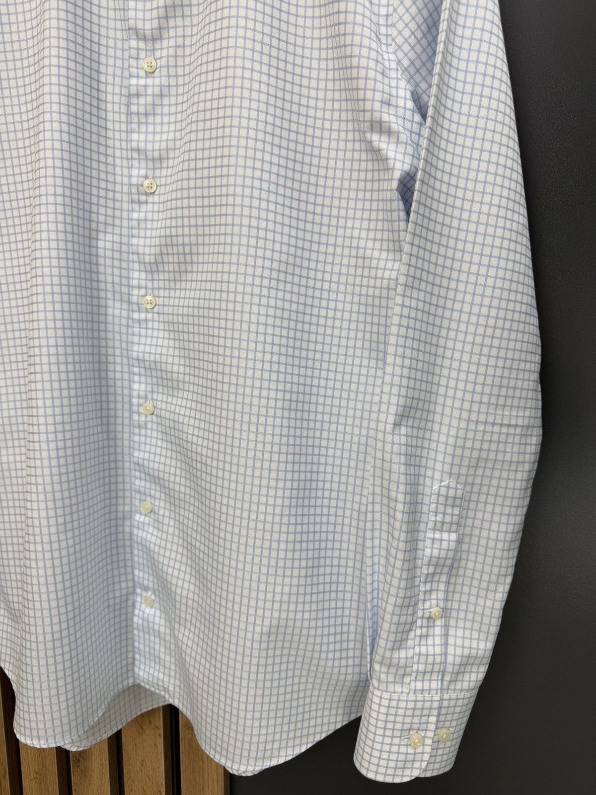 Suitsupply Suitsupply Traveller Cotton Long Sleeve Shirt Size 42 Size US XL / EU 56 / 4 - 4 Thumbnail