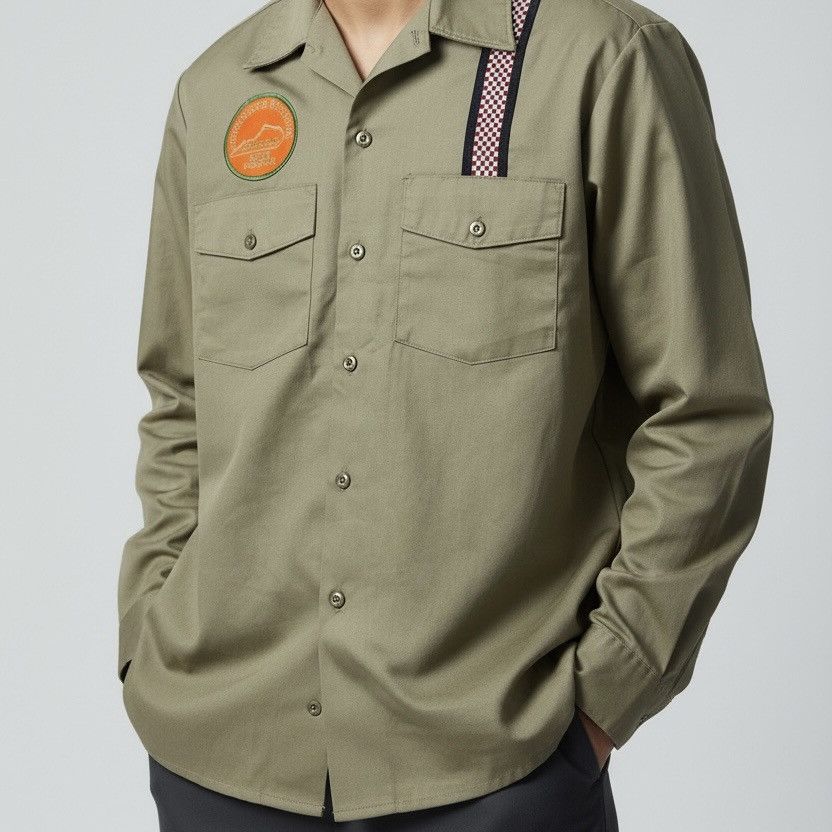 Dickies Dickies workshirt with patch biker style Size US M / EU 48-50 / 2 - 1 Thumbnail