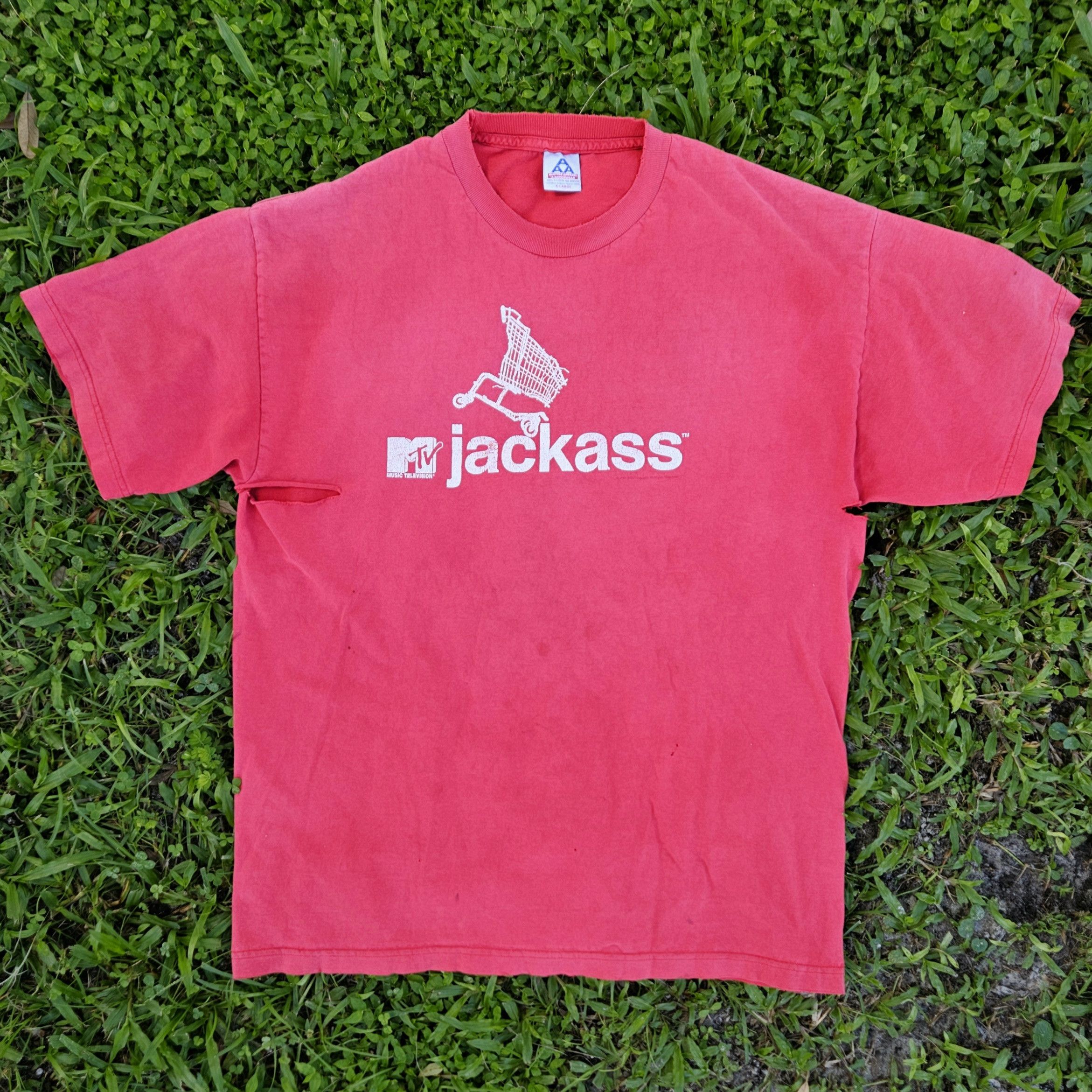 Vintage Vintage Jackass Movie MTV T-shirt | Grailed