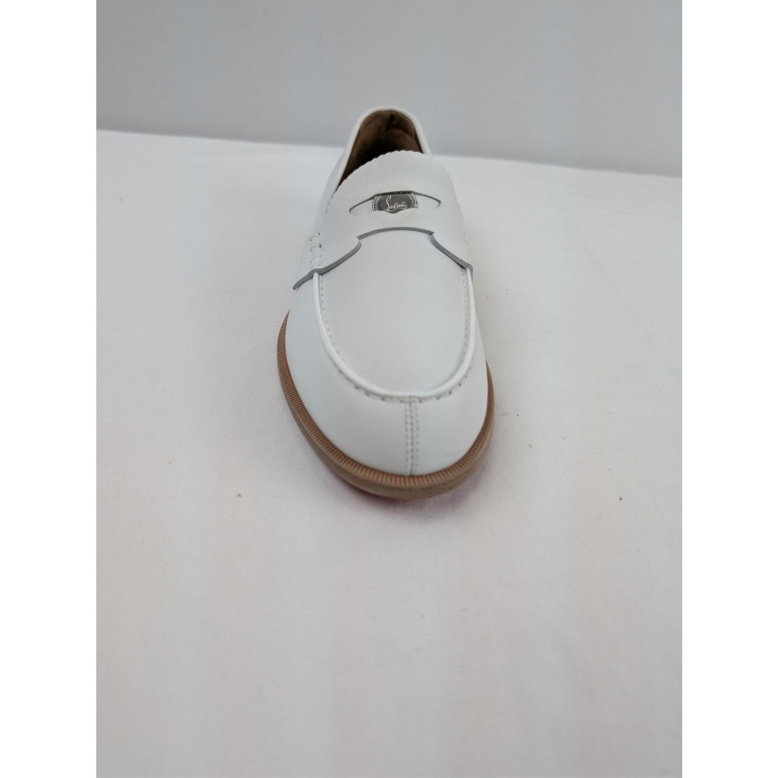 Christian Louboutin o1rshd1 Penny Flat Shoe Boots in White Size US 8.5 / EU 41-42 - 14 Thumbnail