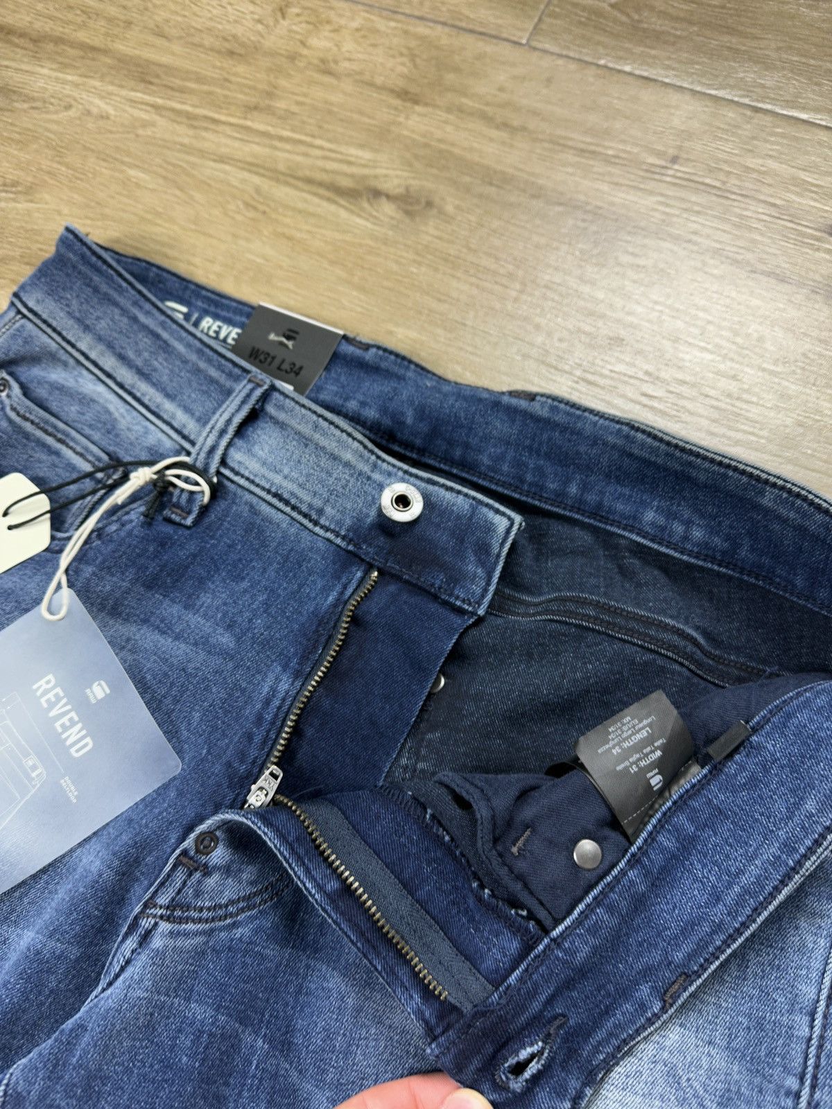 G-Star NEW🏷️ G-Star Raw Revend Super Slim Stretch Denim Jeans Size US 31 - 5 Thumbnail