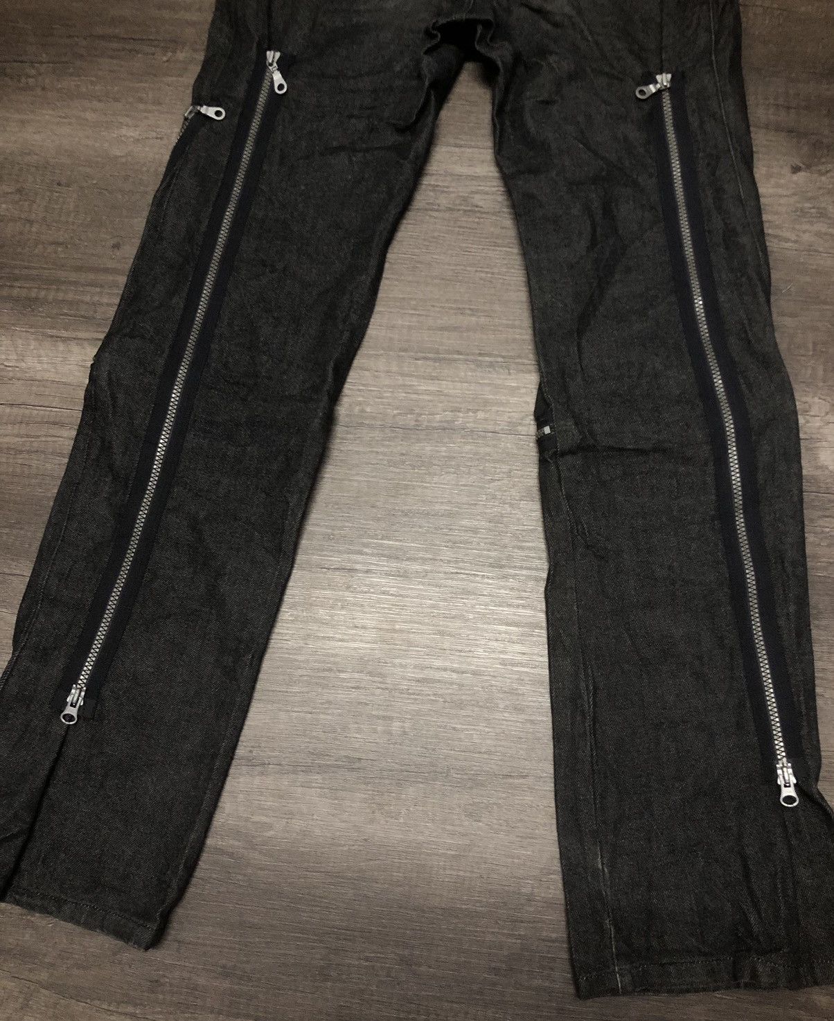 If Six Was Nine × Japanese Brand × Le Grande Bleu (L.G.B.) Vintage Setting Ons Pants Bondage Zipper Design Size US 29 - 17 Thumbnail