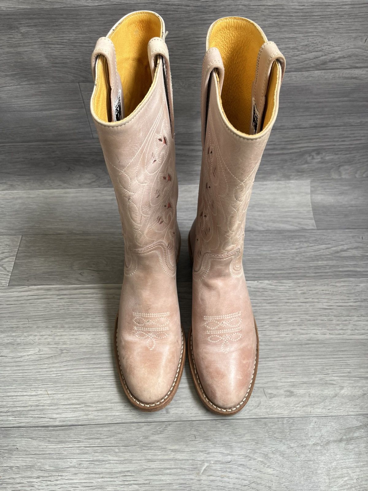Frye Vintage Frye Austin knee high western floral cut boots sz Size US 8.5 / IT 38.5 - 4 Thumbnail