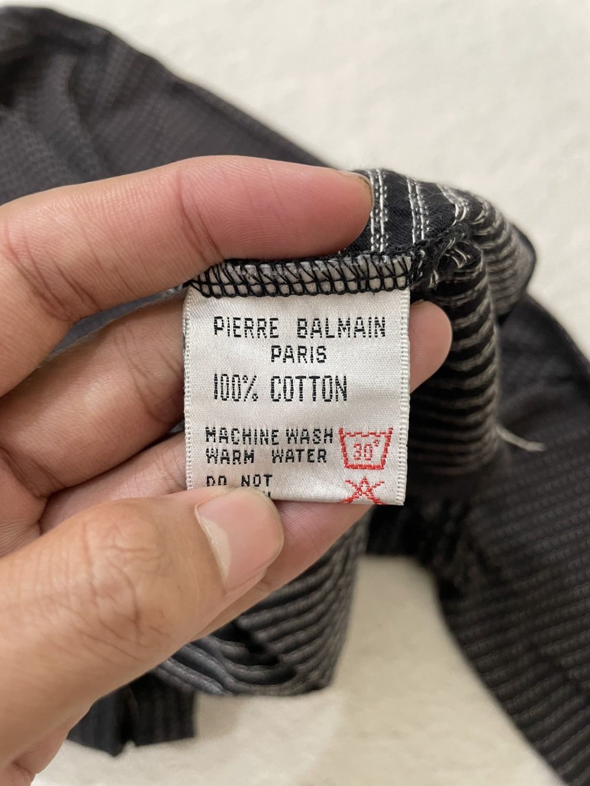 Pierre Balmain 2000s Balmain Archival Longsleeve Polo Shirt Y2K y’s ifsix Size US XL / EU 56 / 4 - 6 Thumbnail