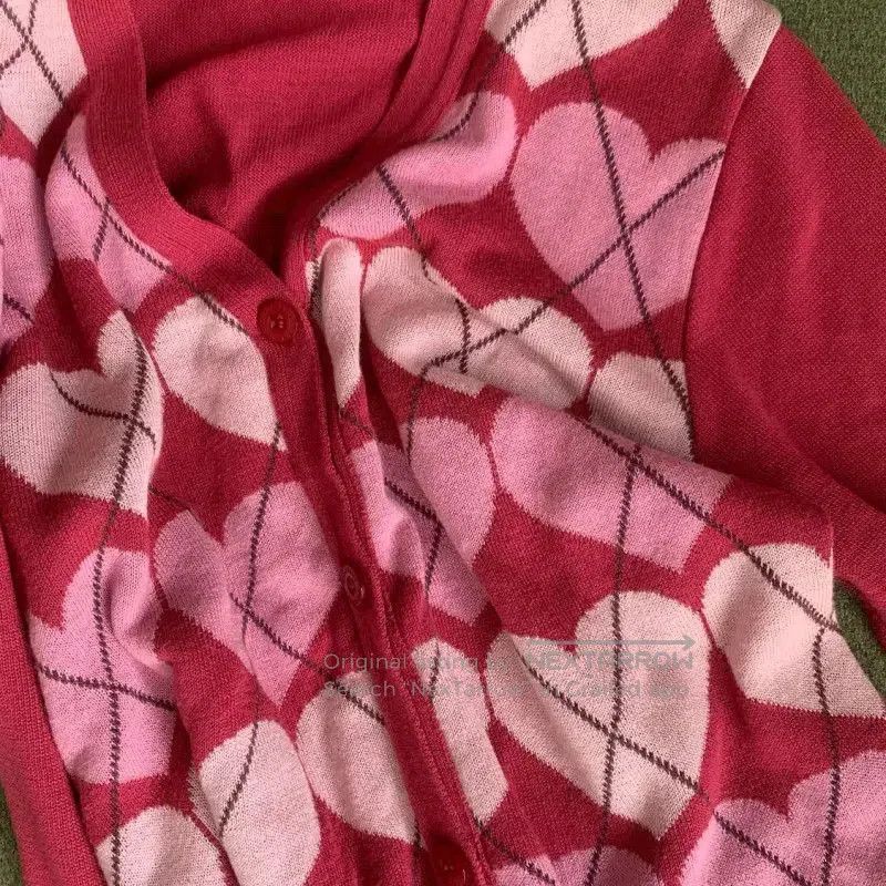 Other Burberry Pink Heart Pattern Long Sleeve Cardigan. Size M / US 6-8 / IT 42-44 - 3 Thumbnail