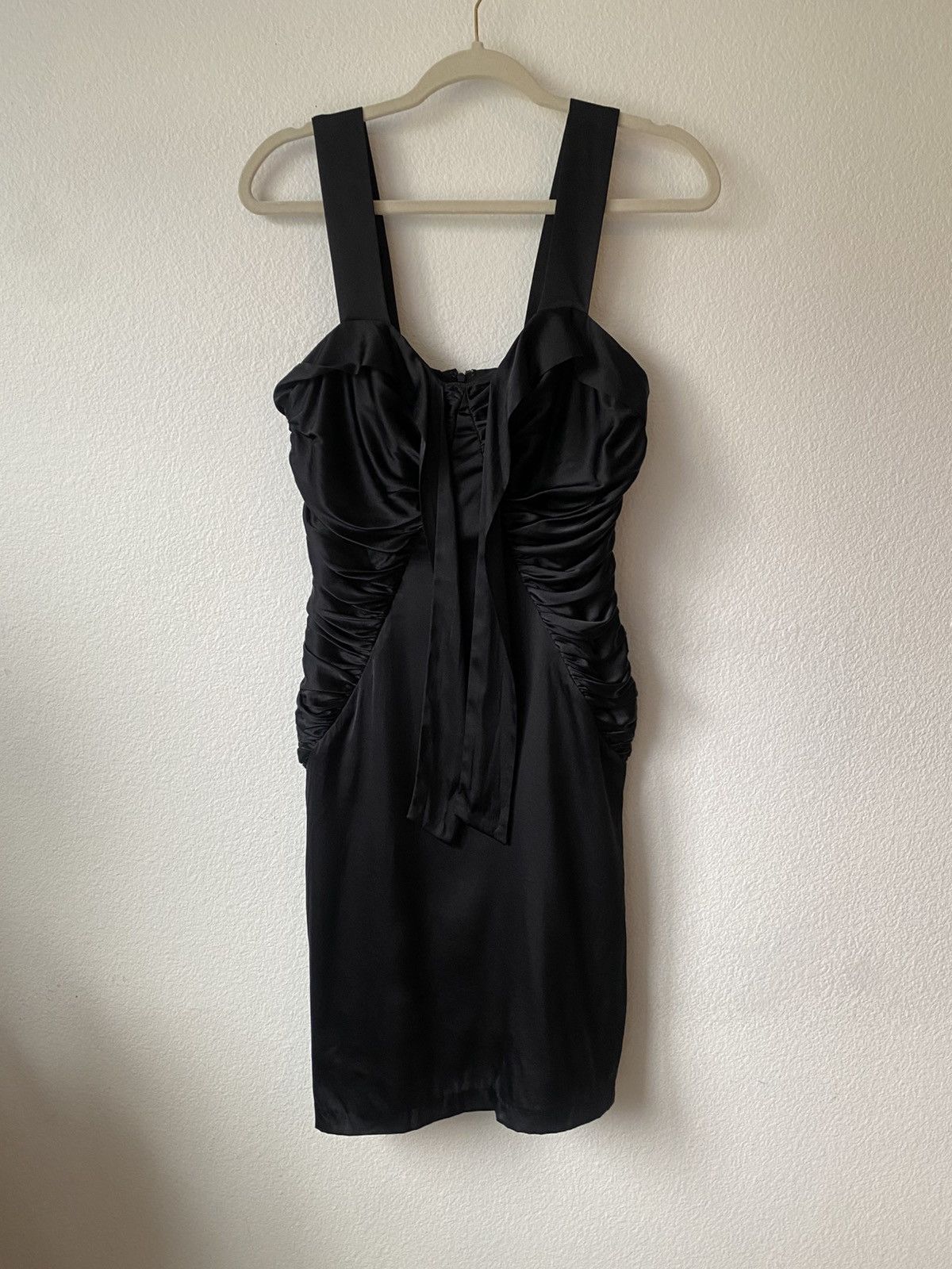 90s wiggle dress Unique Vintage 1960s Black Criss Cross Halter Penelope Wiggle Dress main image 0