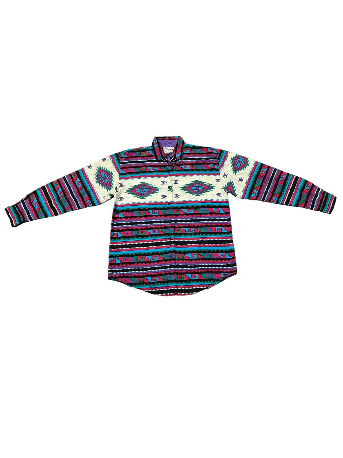 Cowboy Equipment × Vintage Chaparral Ridge Cowboy Western Native Shirts Size US L / EU 52-54 / 3 - 8 Thumbnail