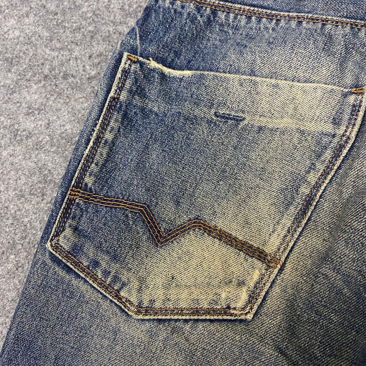 Hugo Boss 💥Best Offer💥Vintage Hugo Boss Orange Distressed Denim Size US 34 / EU 50 - 16 Thumbnail