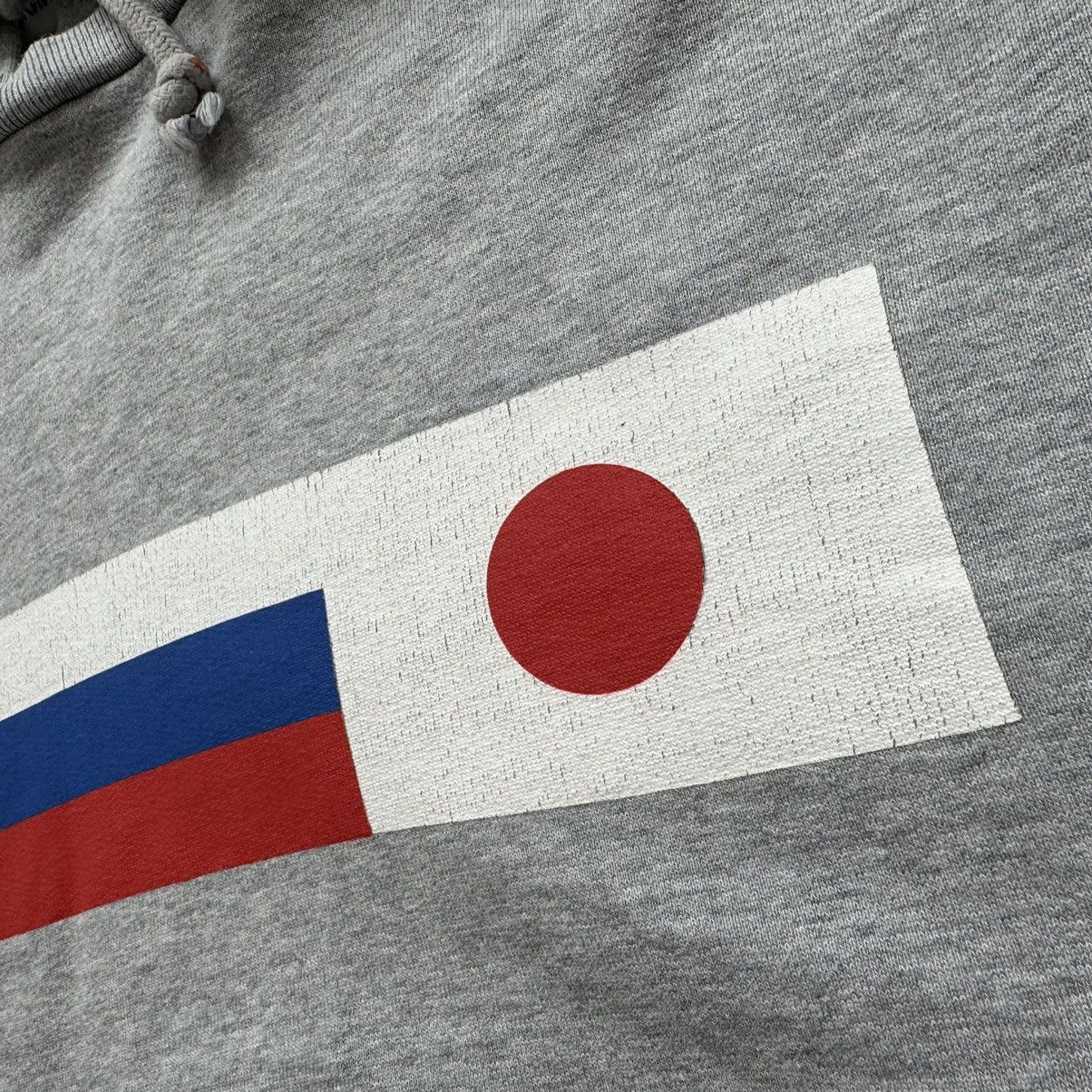 Gosha Rubchinskiy Gosha Rubchinskiy 18Aw FlagS Grey Cotton Custom Hoodie Size US M / EU 48-50 / 2 - 4 Thumbnail