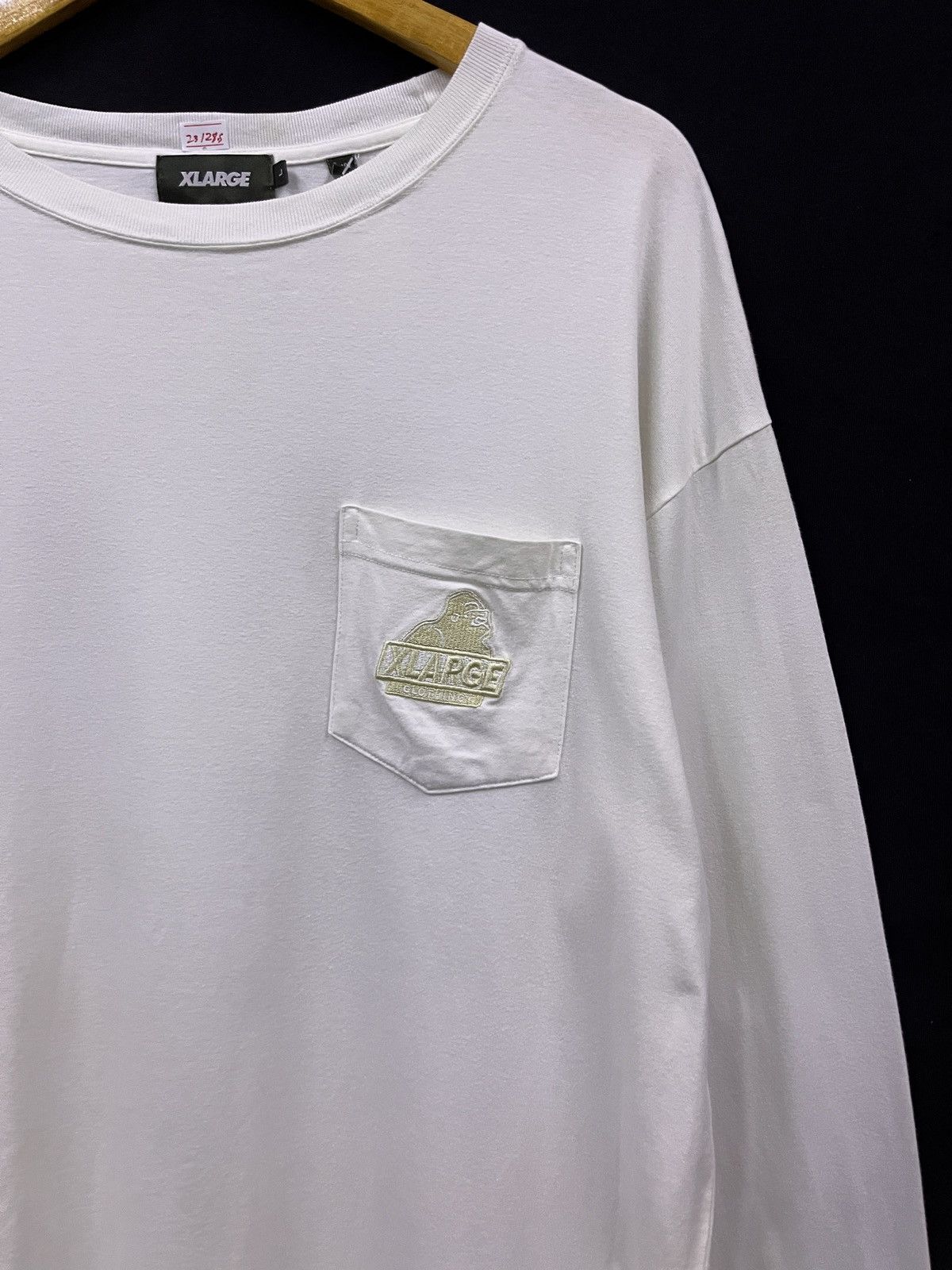 Xlarge XLARGE EMBROIDERY POCKET TEE LOGO LONGSLEEVE TSHIRT Size US L / EU 52-54 / 3 - 2 Thumbnail