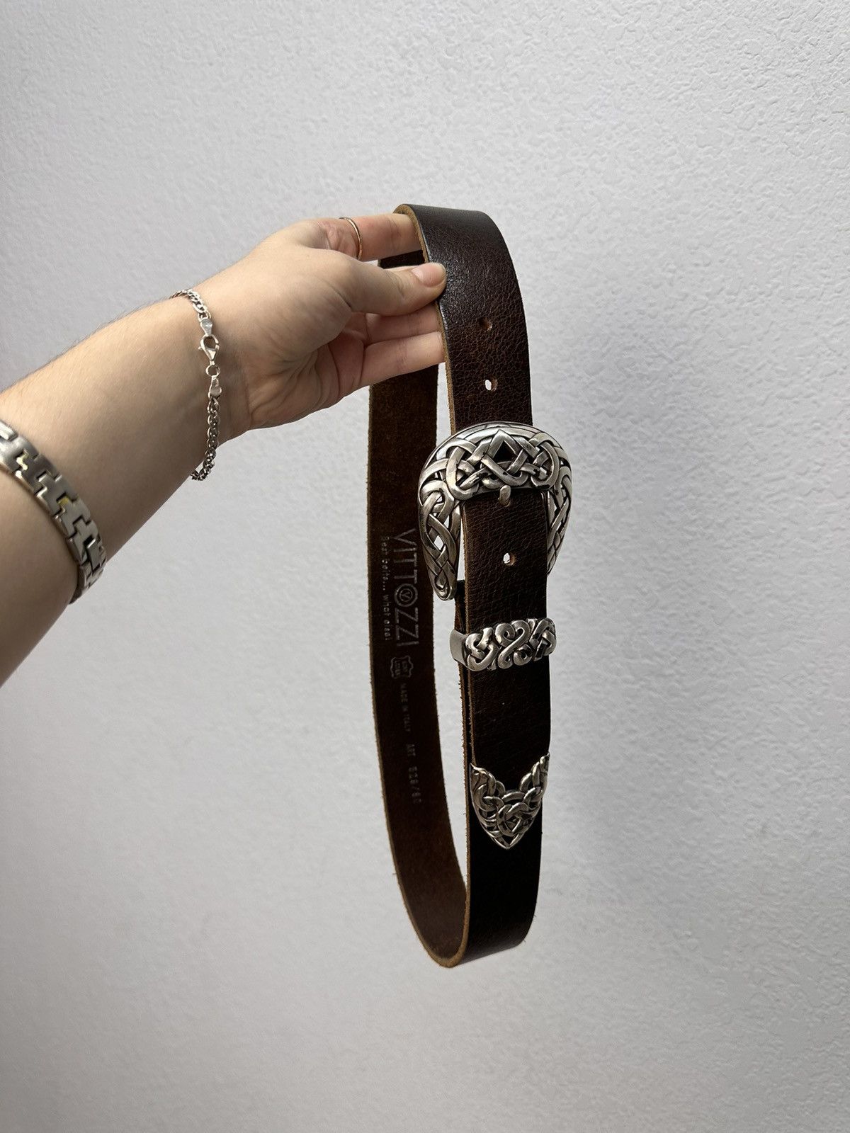 B.B. Simon leather Belt Diesel Style Beauty Beats Hysteric Glamour Y2k Size ONE SIZE - 1 Thumbnail