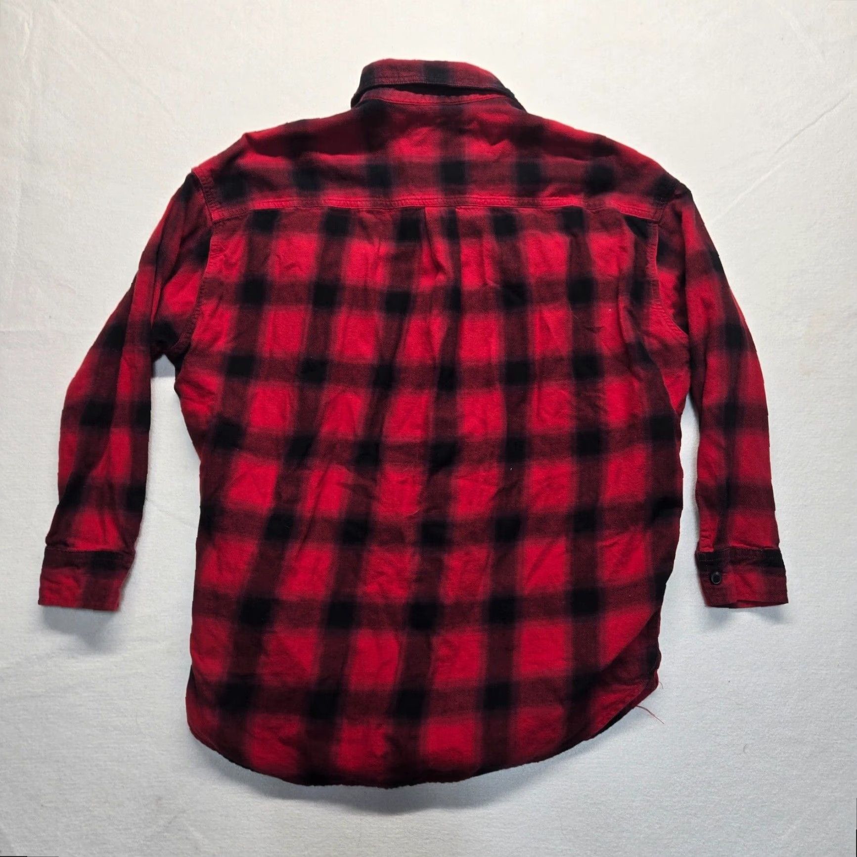 Mossimo Mossimo Supply Co Shirt Over Size Plaid Flannel Adult Men's Size S Small Red Cotton Button-Up Size S / US 4 / IT 40 - 8 Thumbnail