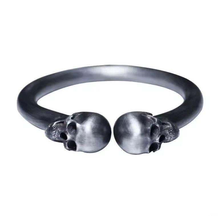 Jewelry Punk Gothic Skeleton Skull Retro Style Bracelet Size ONE SIZE - 5 Thumbnail