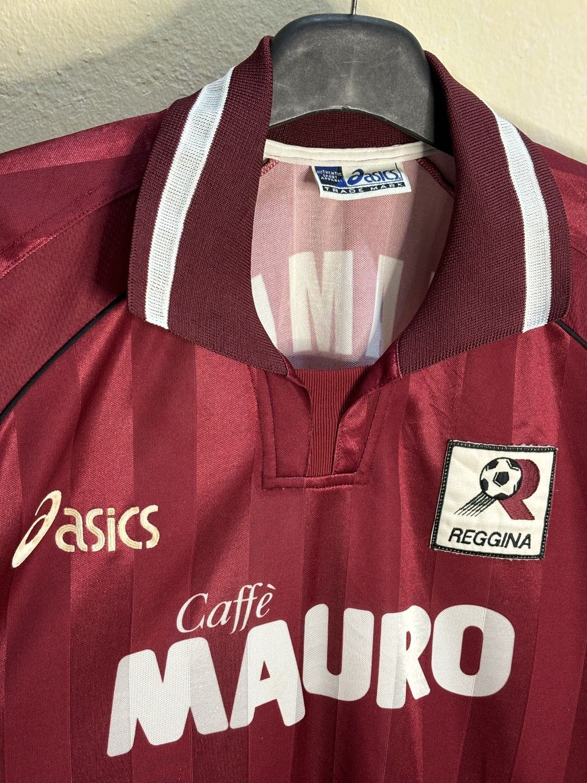 Asics Vintage Reggina 02/03 Home kit Nakamura Size US L / EU 52-54 / 3 - 3 Thumbnail