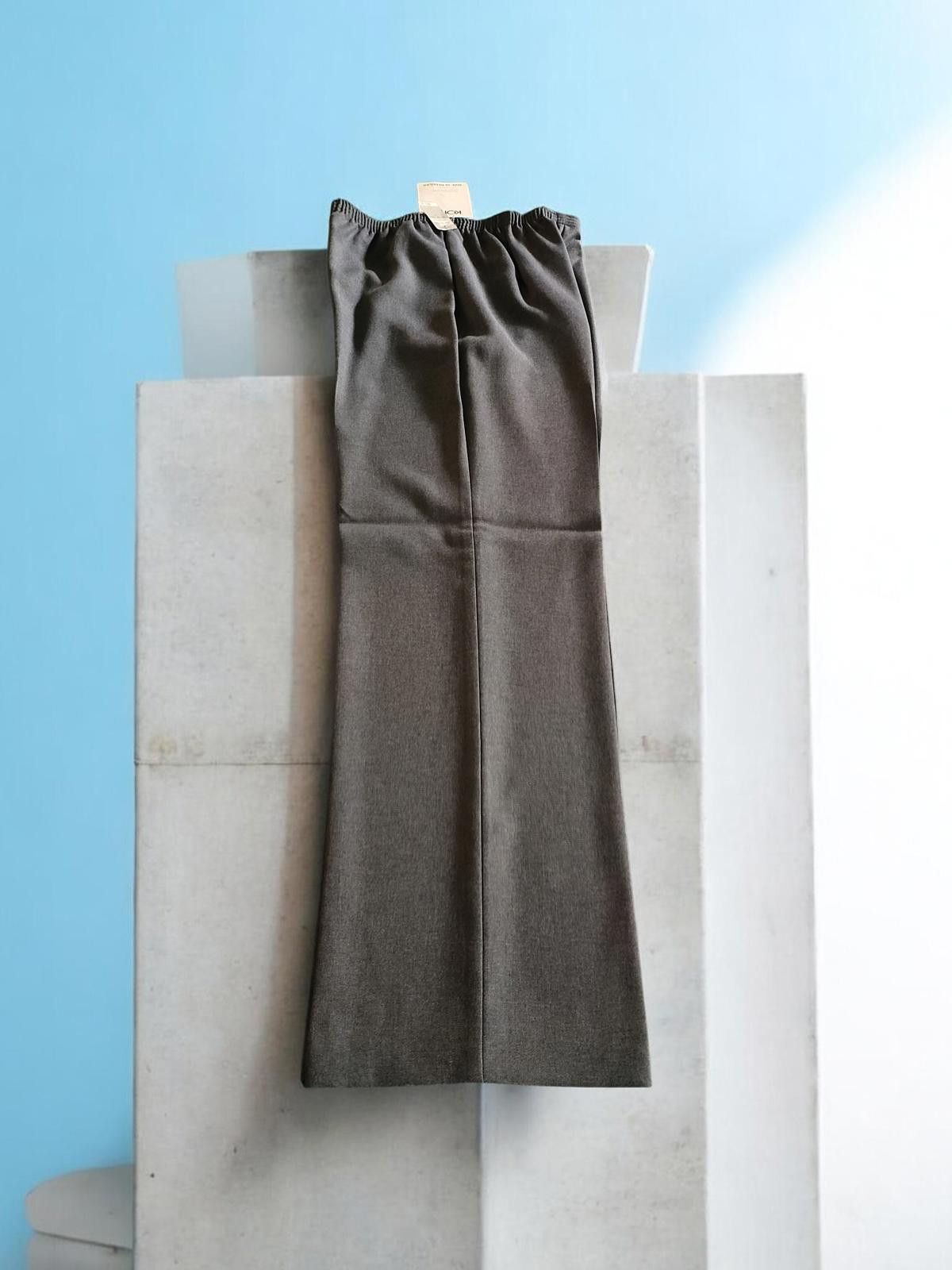 Other Gray Wide-Leg Dress Pants Size 16R - New With Tags Size 38" / US 16 / IT 52 - 5 Thumbnail