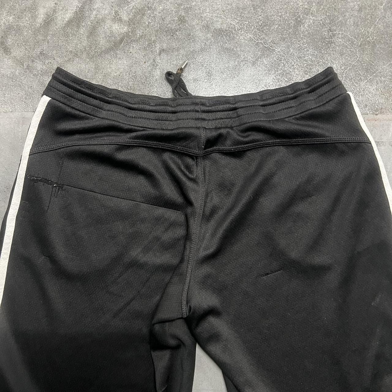 Vintage Crazy Vintage Y2K/2000s Baggy Fit Black Striped Sweatpants with Pockets! Size US 32 / EU 48 - 6 Thumbnail