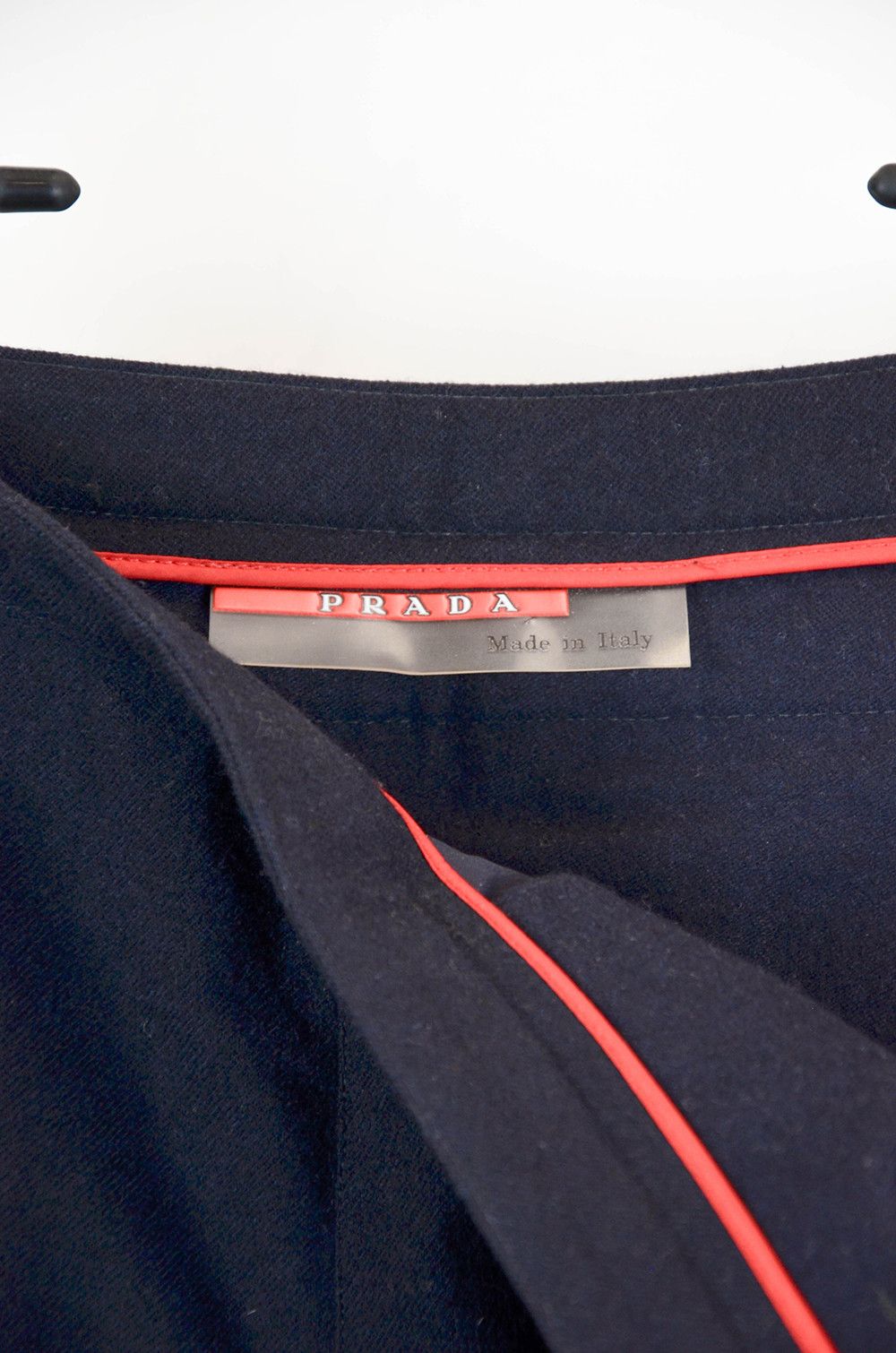 Prada Prada Navy Virgin Wool Pants – Made in Italy – Size 40 Size 27" / US 4 / IT 40 - 9 Thumbnail