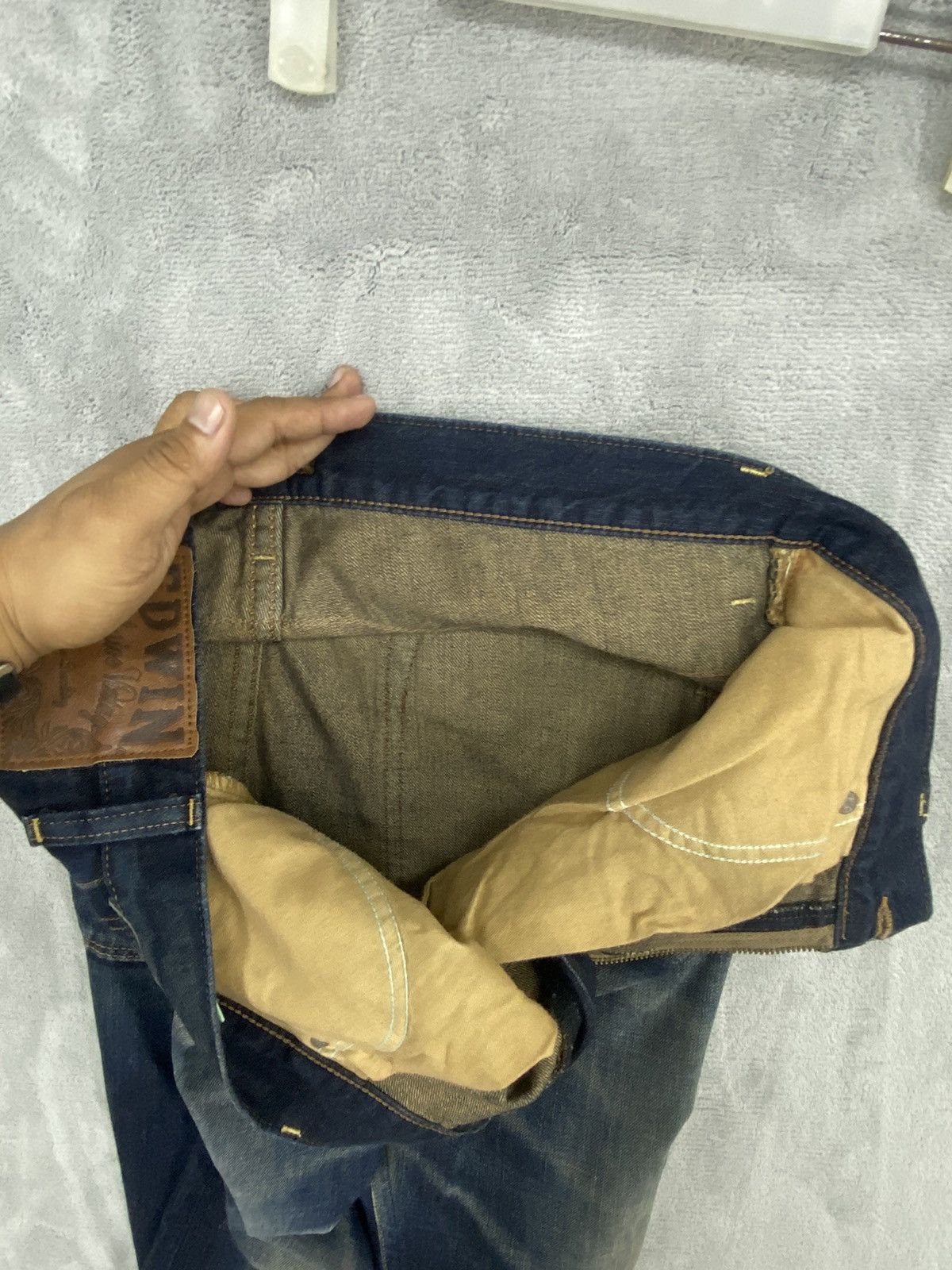 Hysteric Glamour × Japanese Brand × Vintage Vintage Edwin Exclusive Rare Flare Jeans Size US 34 / EU 50 - 13 Thumbnail