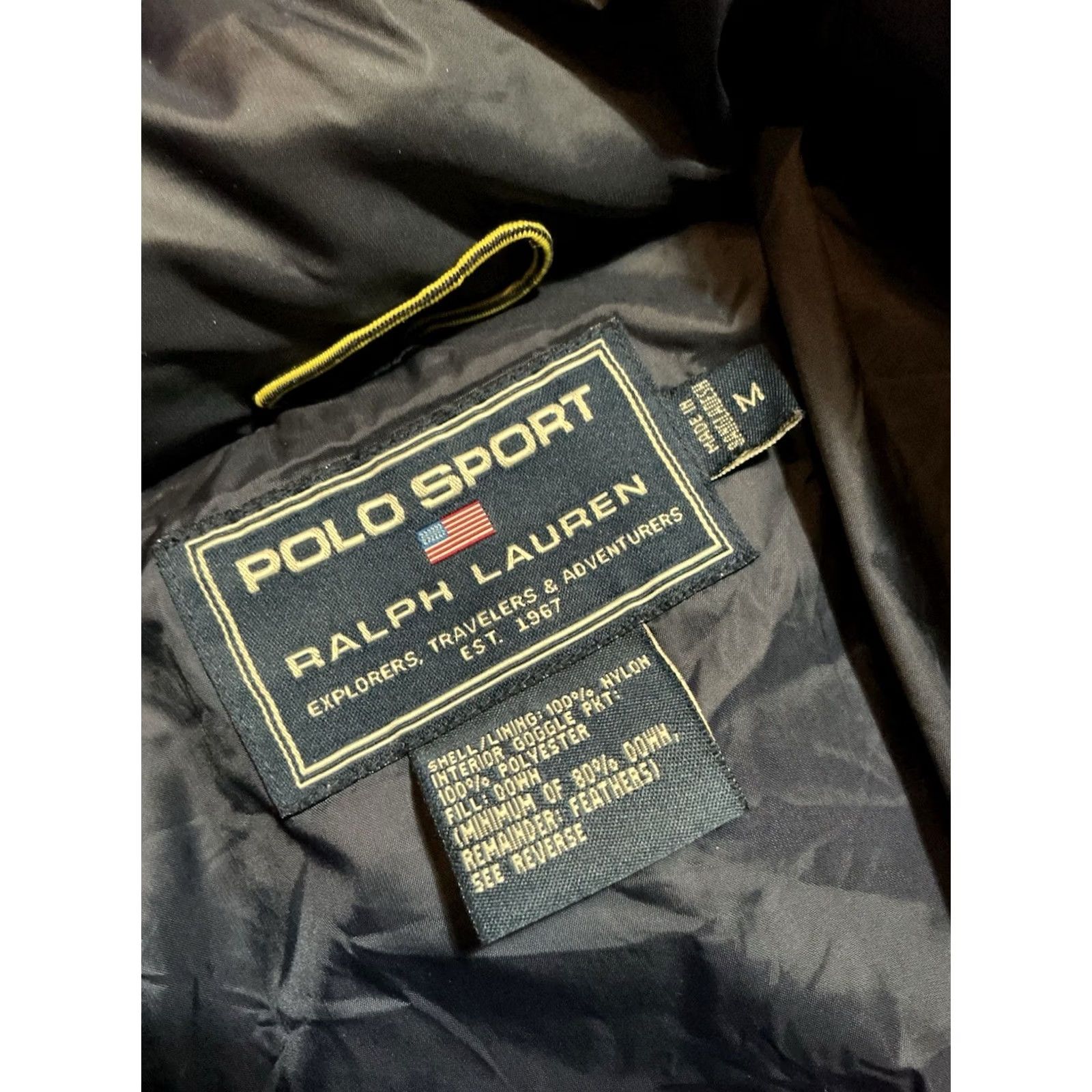 Polo Ralph Lauren VINTAGE Polo Sport Ralph Lauren Down Fill Blue Full Zip Hooded Puffer Jacket MD Size US M / EU 48-50 / 2 - 4 Thumbnail
