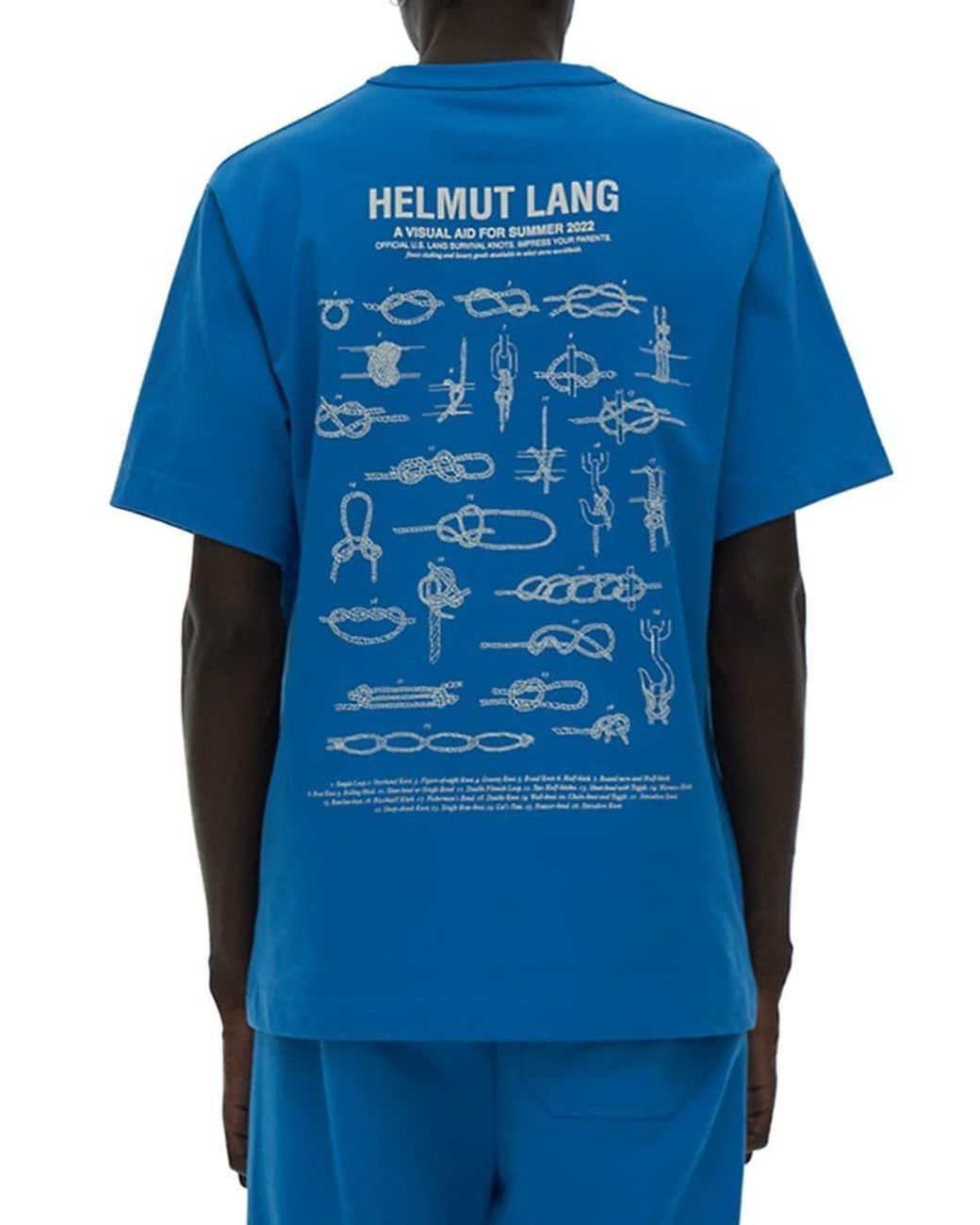 Helmut Lang Helmut Lang Mens Knots Lifeguard T-shirt Size US M / EU 48-50 / 2 - 4 Thumbnail