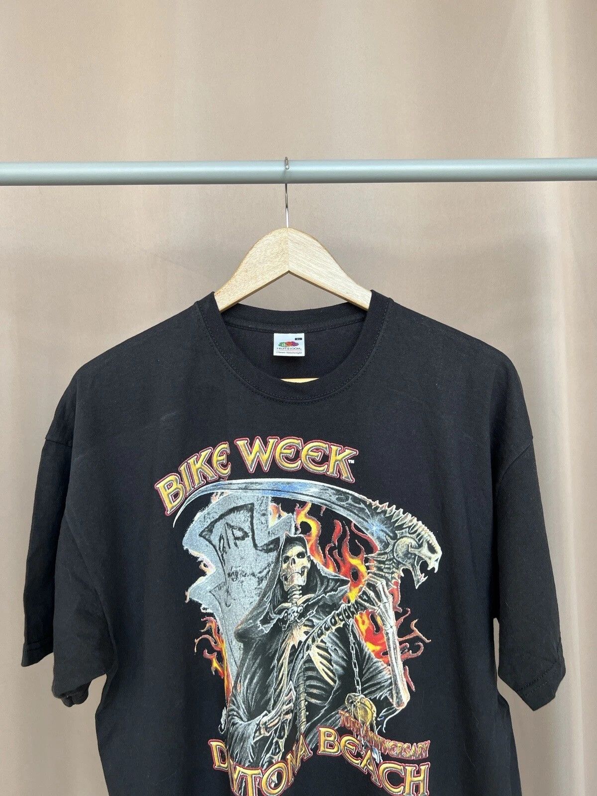 Fruit Of The Loom Daytona Beach Bike Week T-Shirt Mens Size XL Motorcycle Size US XL / EU 56 / 4 - 2 Thumbnail